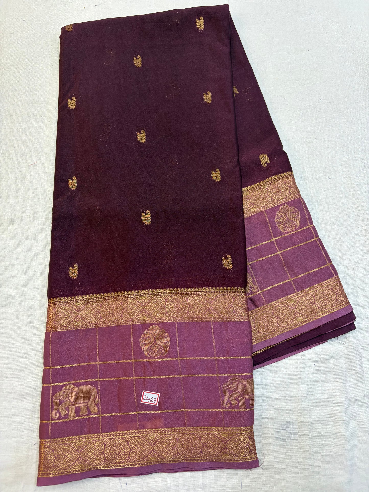 Mysore Crepe Gap borders Rich Pallu