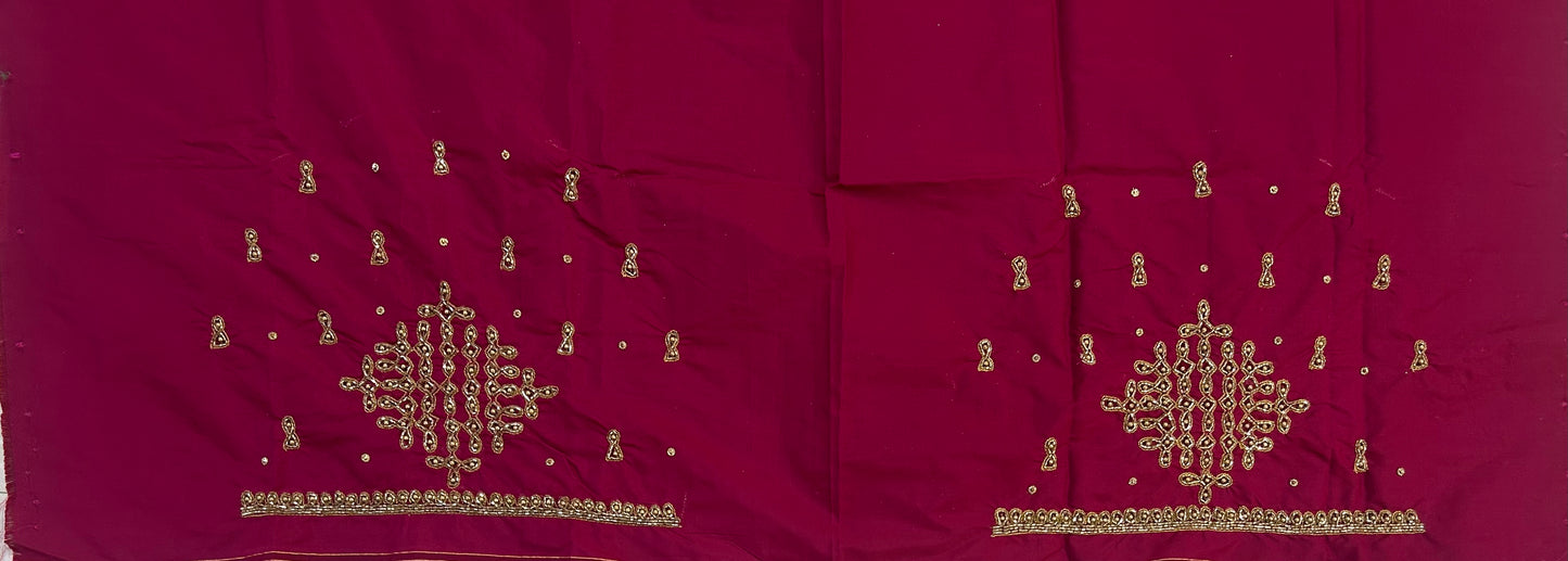 Bridal Kolam Design Maggam work Blouse