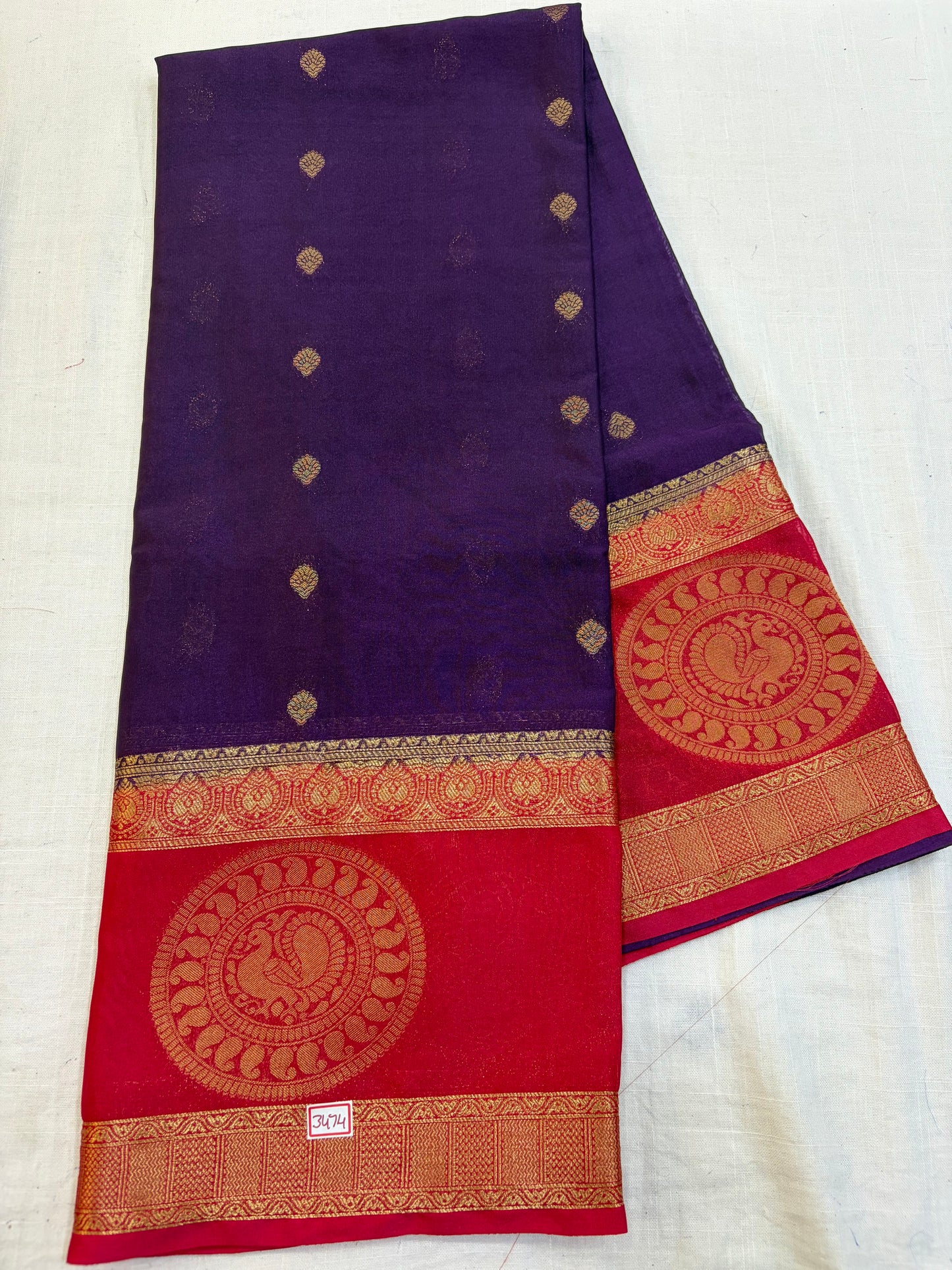 Mysore Crepe Gap borders Rich Pallu