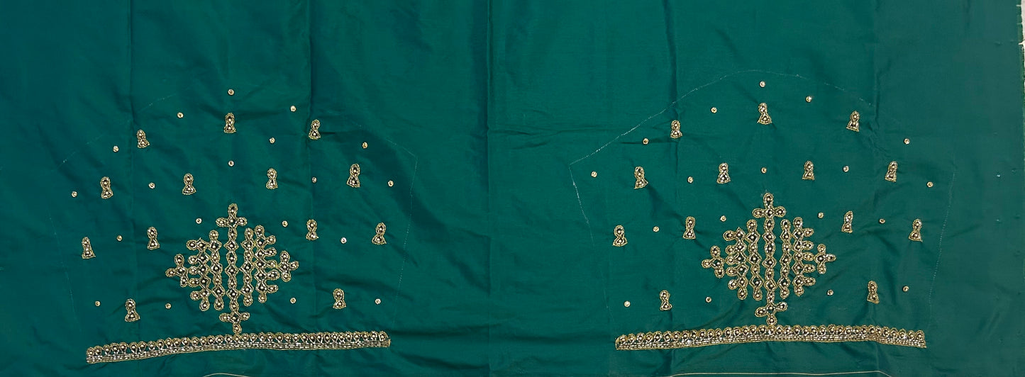 Bridal Kolam Design Maggam work Blouse