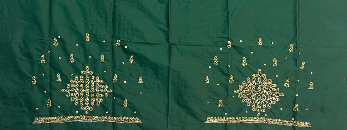 Bridal Kolam Design Maggam work Blouse