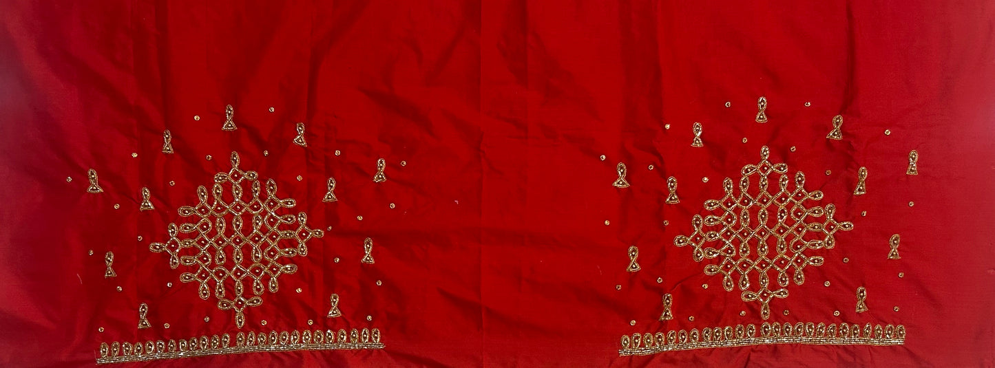 Bridal Kolam Design Maggam work Blouse