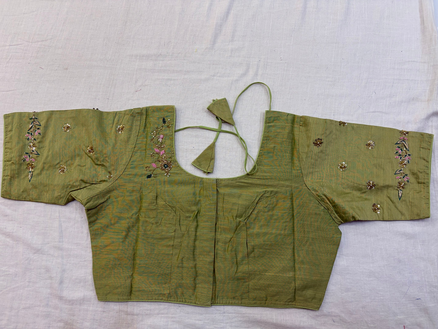 Raw Silk Maggam work blouses
