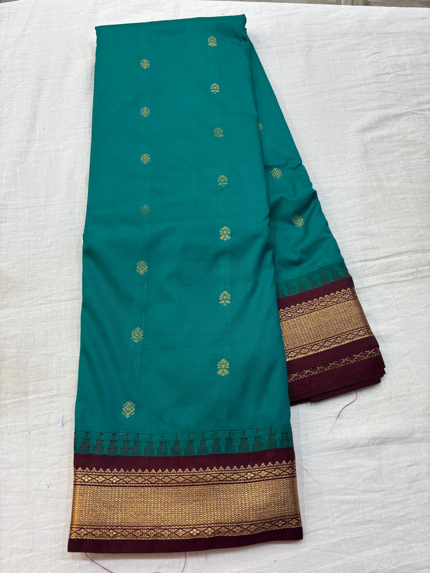 Semi Gadwal Silk Saree