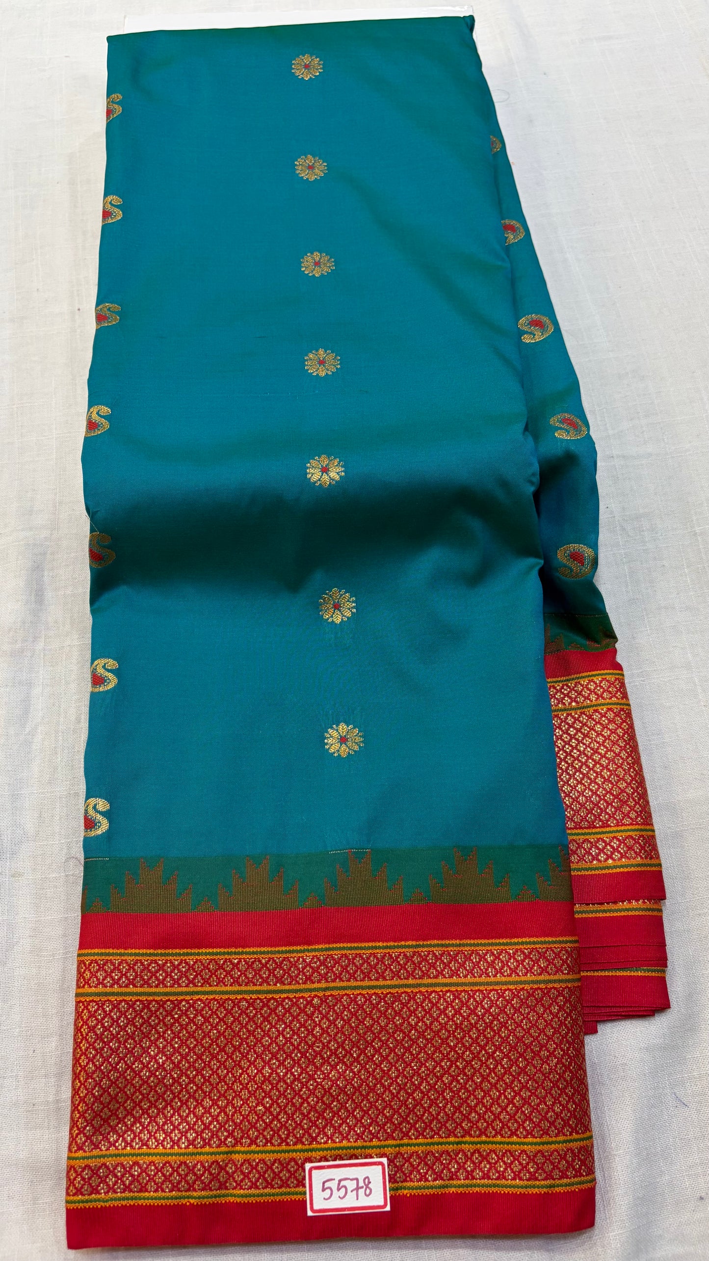 Semi Gadwal Handloom Saree