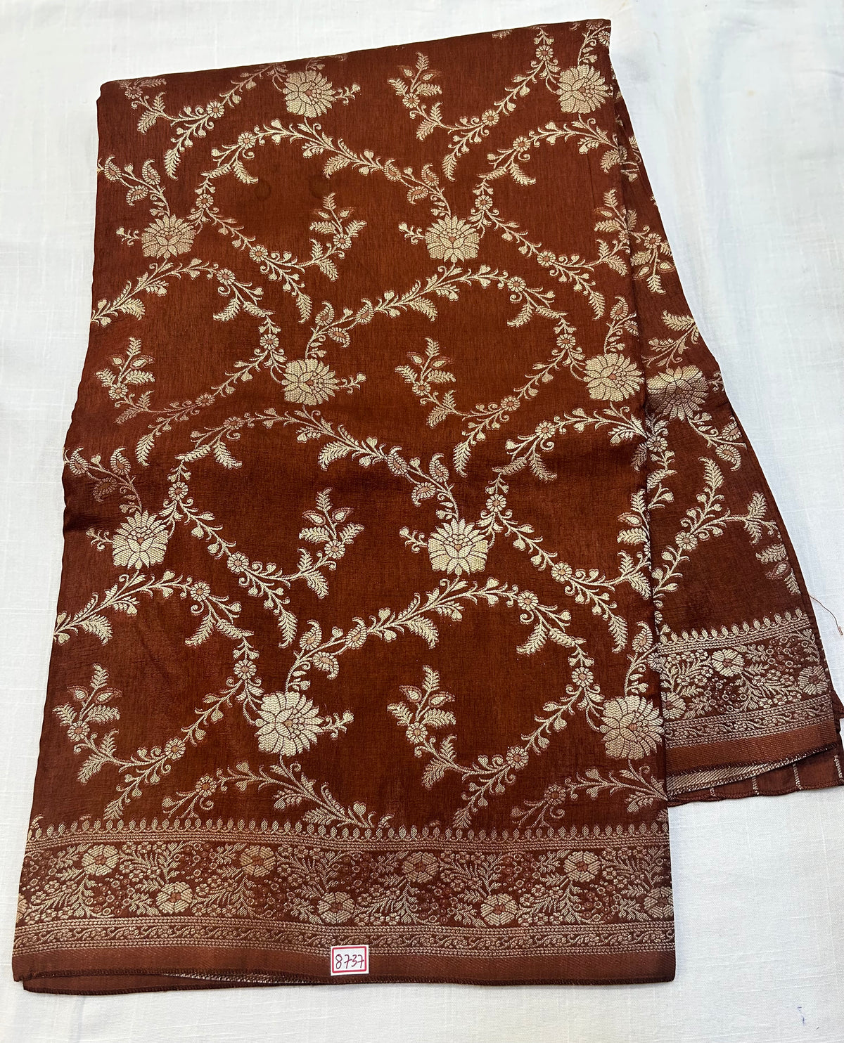 Russian Crepe All over design Saree