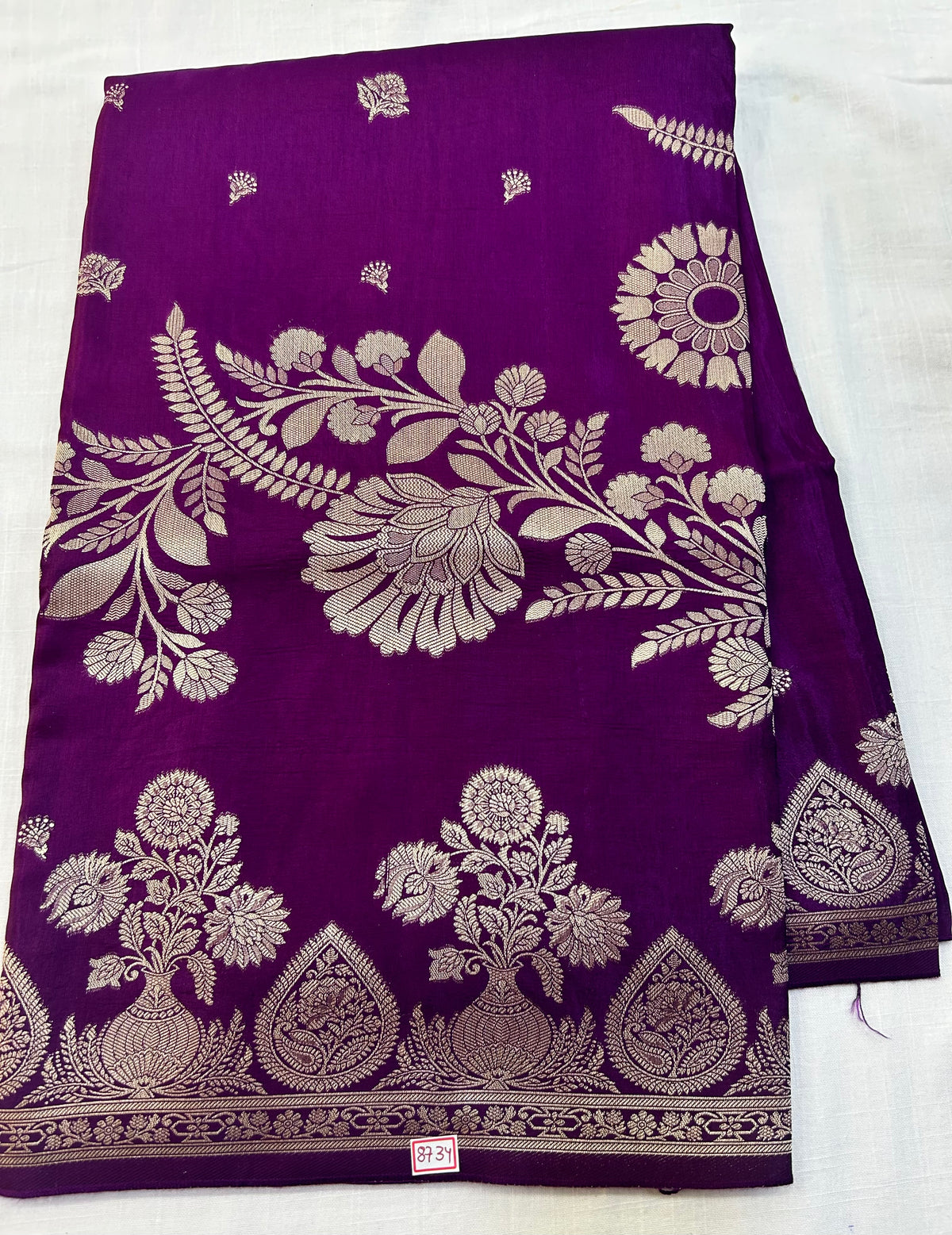 Russian Crepe All over design Saree