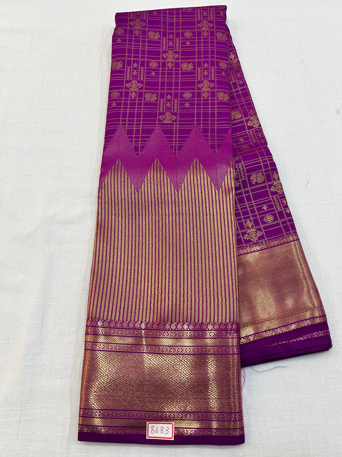 Skirt Border Semi Kanchi Pattu Saree