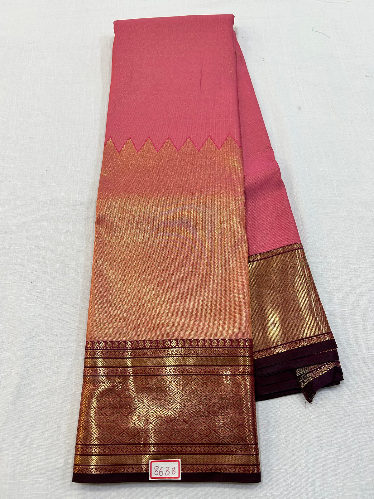 Skirt Border Semi Kanchi Pattu Saree