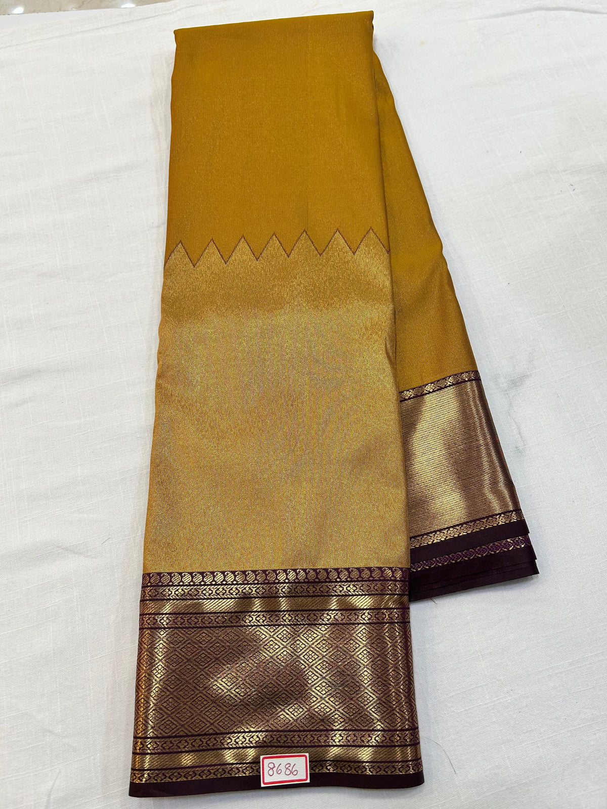 Skirt Border Semi Kanchi Pattu Saree
