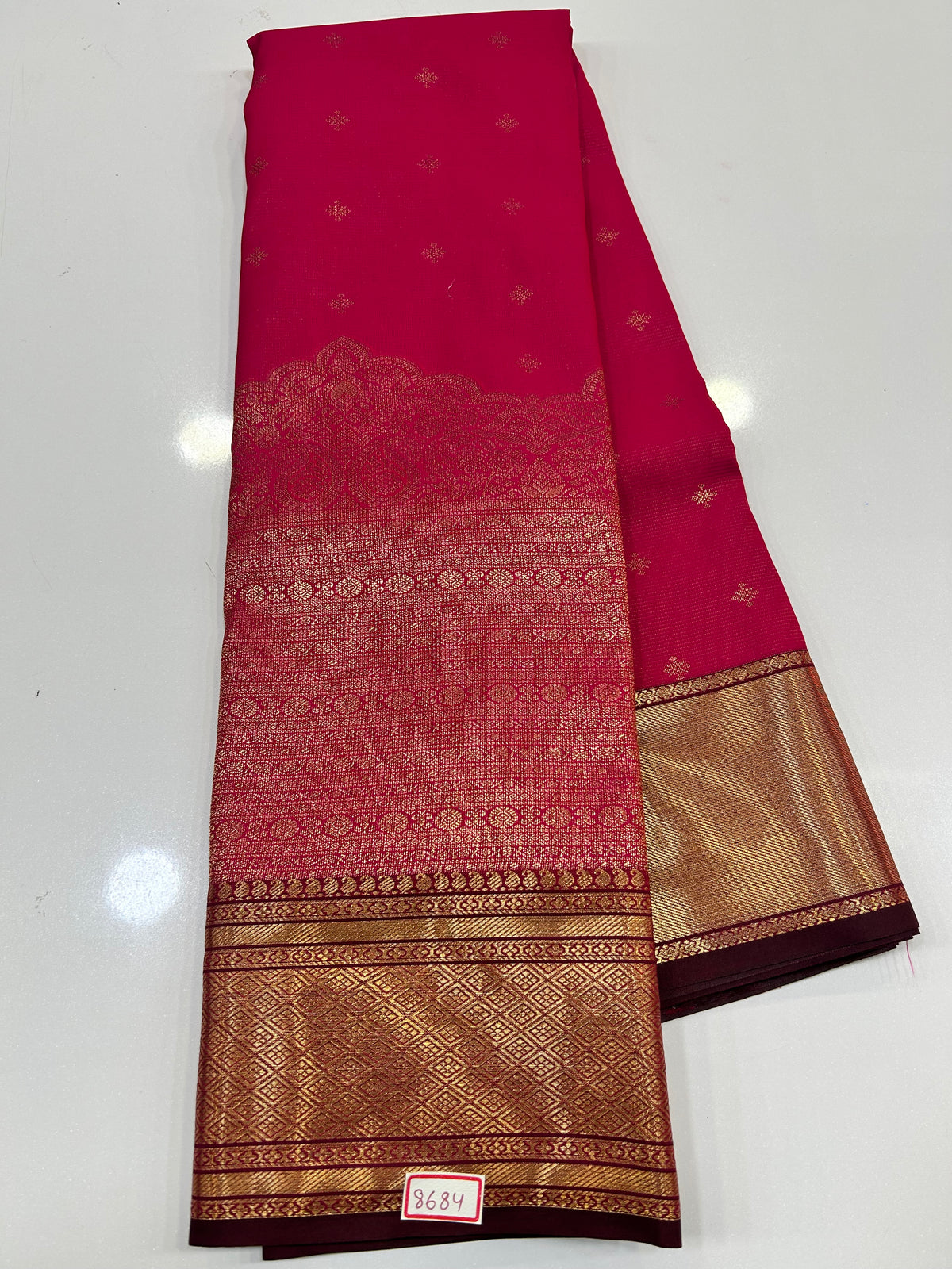 Skirt Border Semi Kanchi Pattu Saree