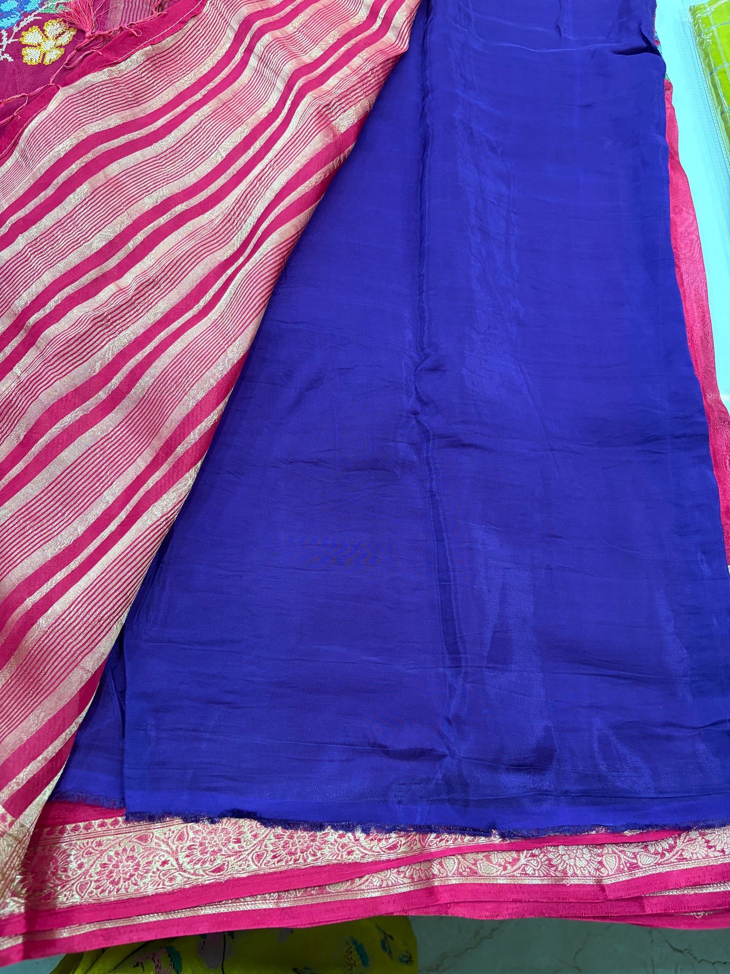 HO Satin Pattitpoint Embroidery Sarees