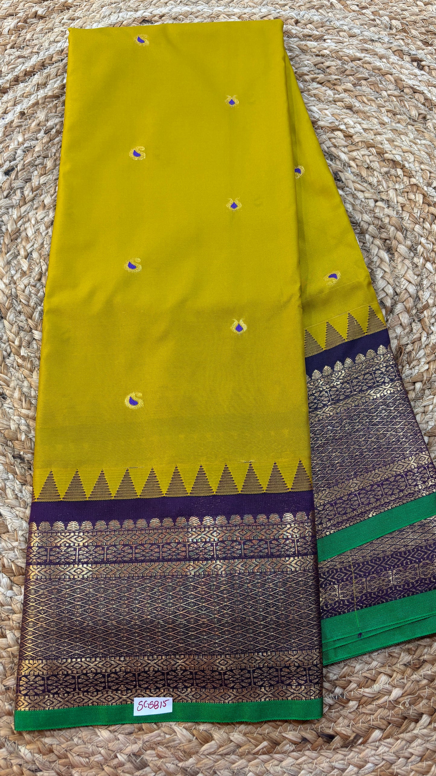 Semi Gadwal Silk Saree
