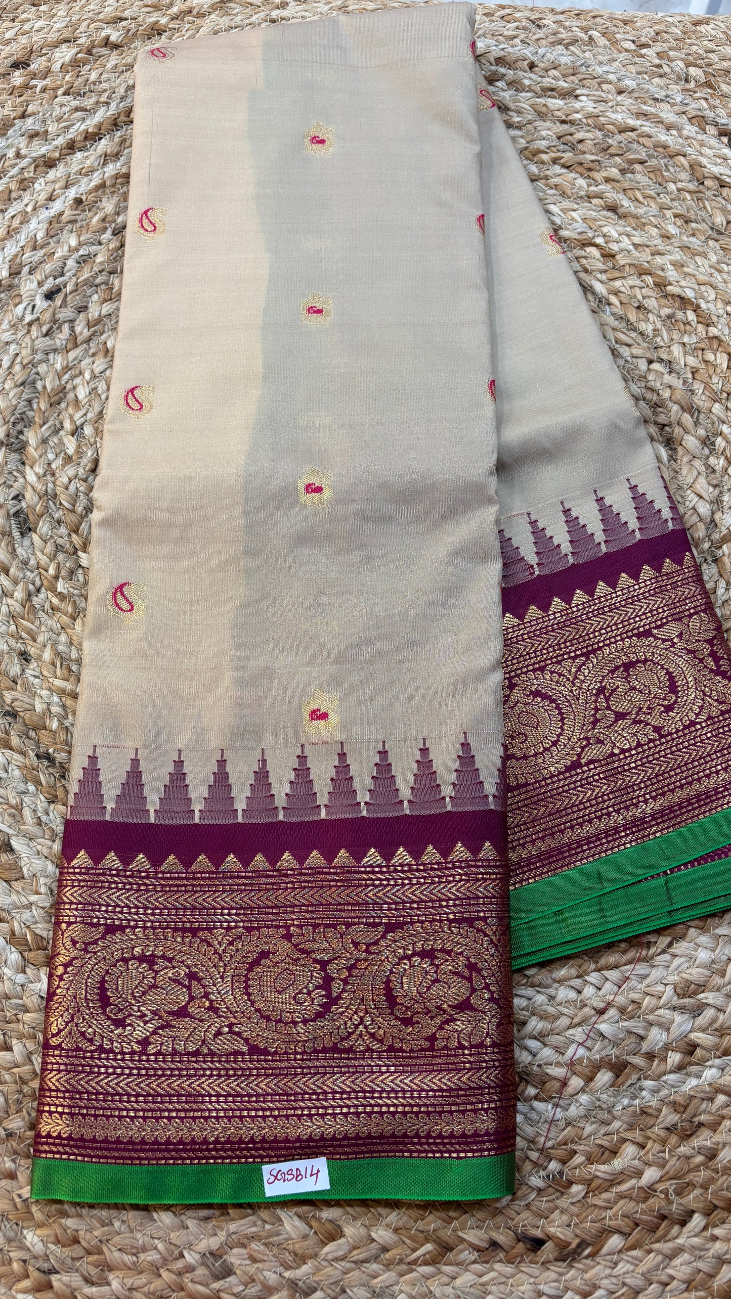 Semi Gadwal Silk Saree