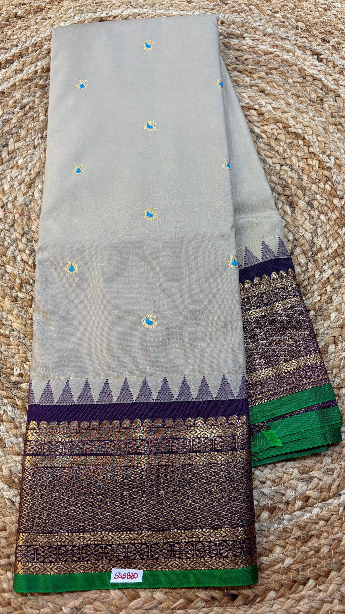 Semi Gadwal Silk Saree