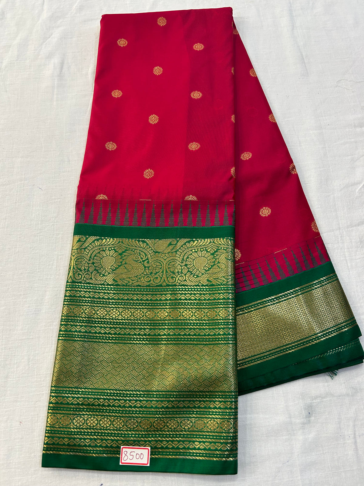 Semi Gadwal Silk Big Border saree