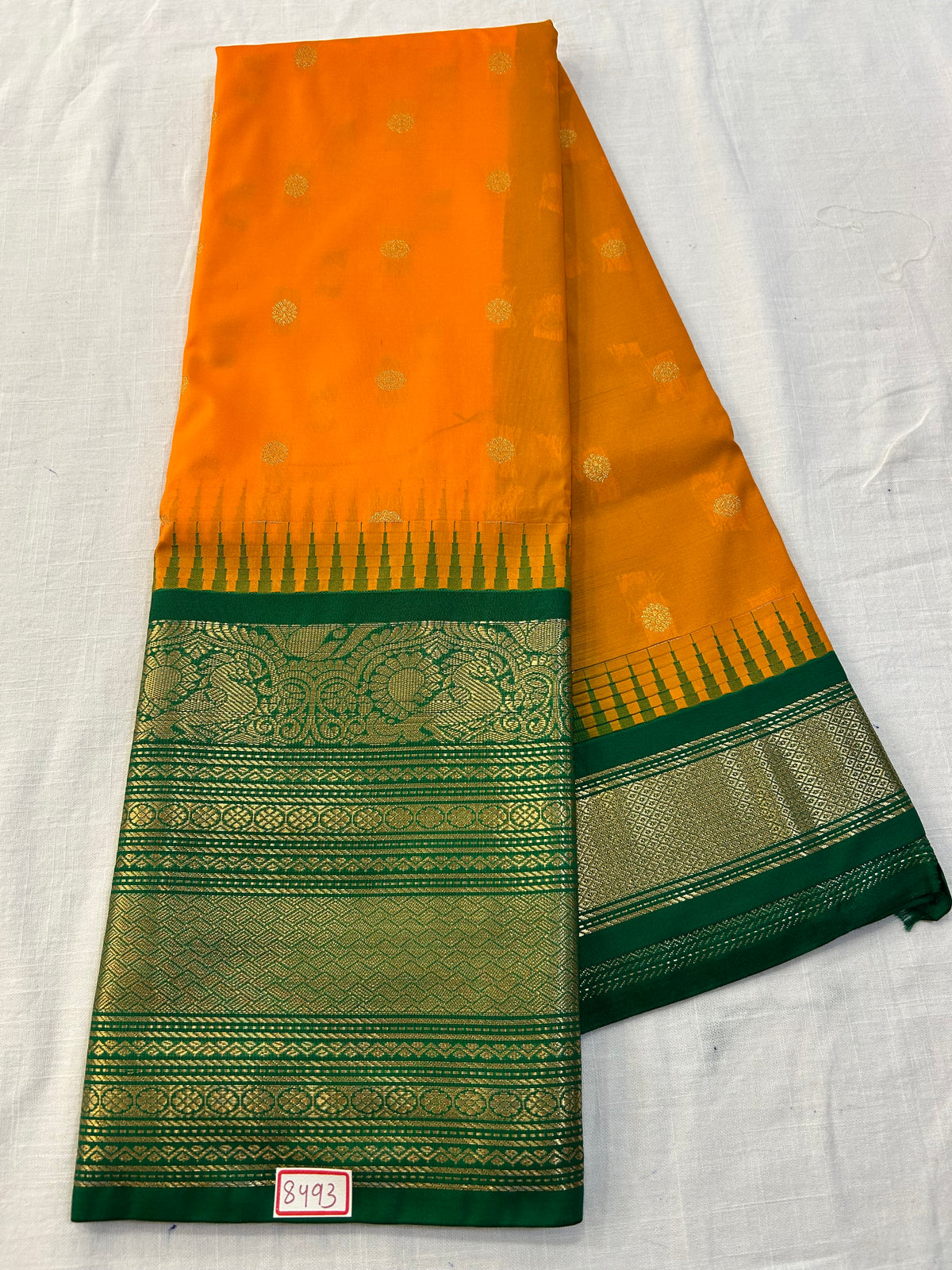 Semi Gadwal Silk Big Border saree