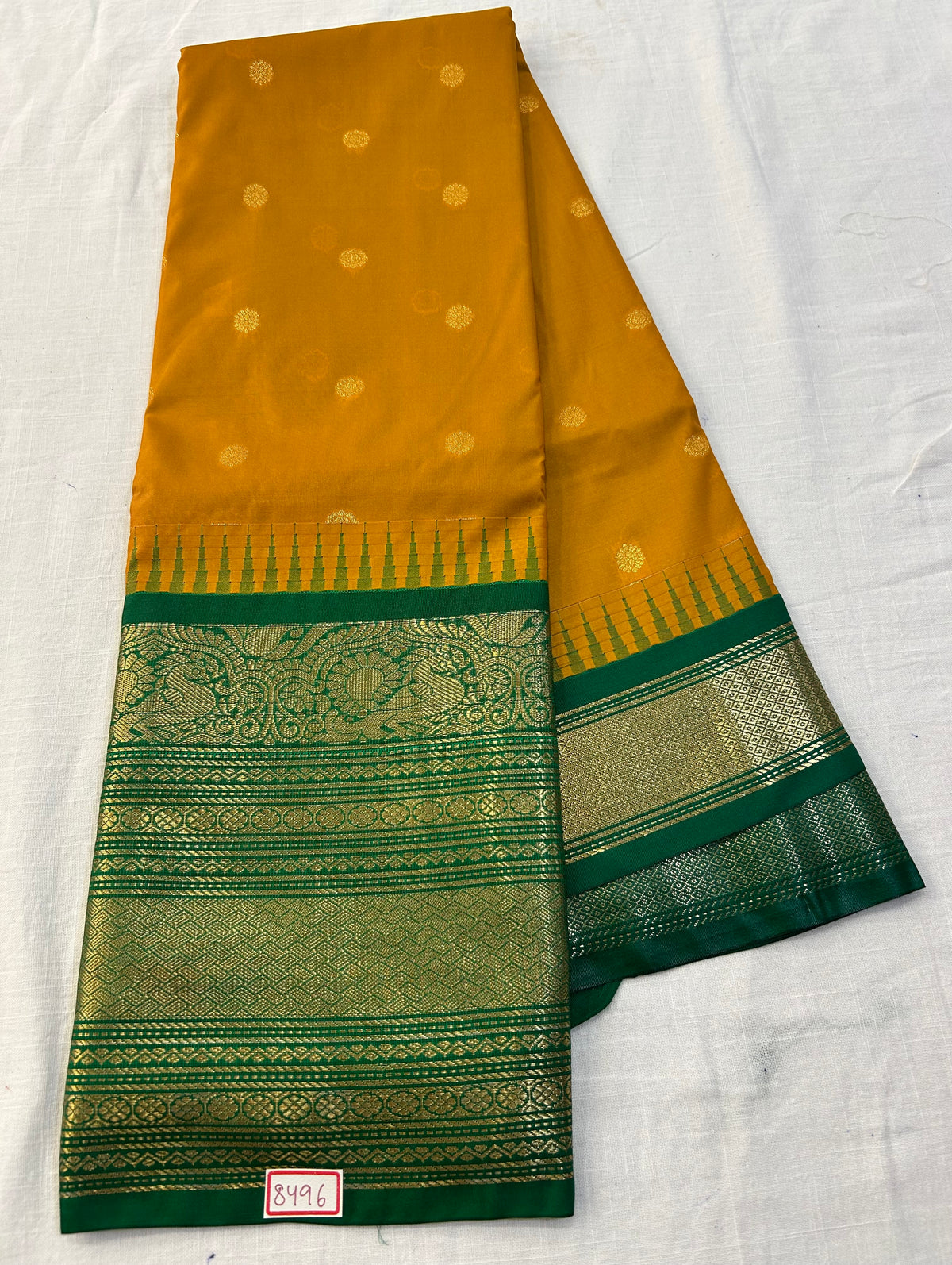 Semi Gadwal Silk Big Border saree