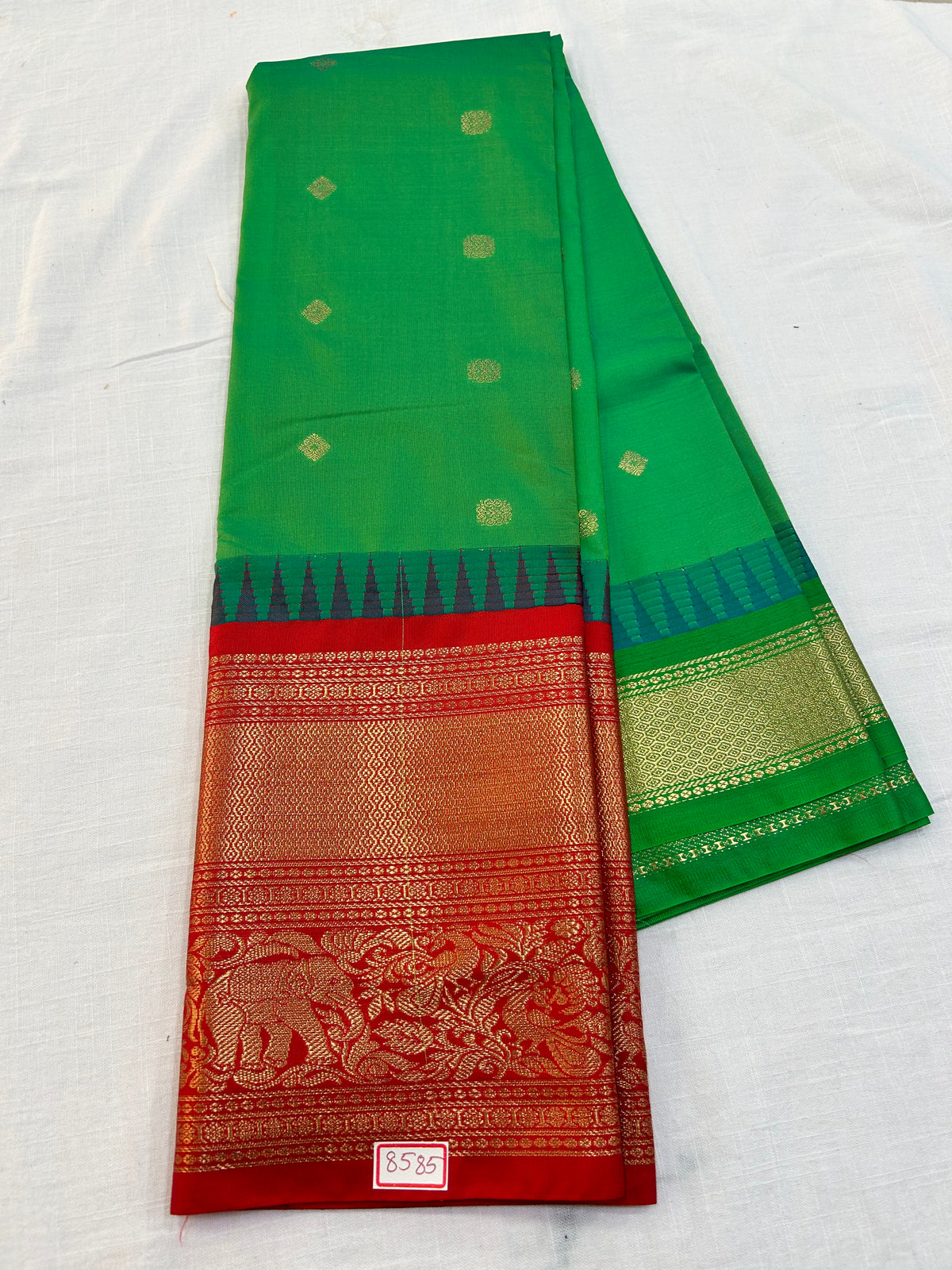 Semi Gadwal Silk Sarees Big Border