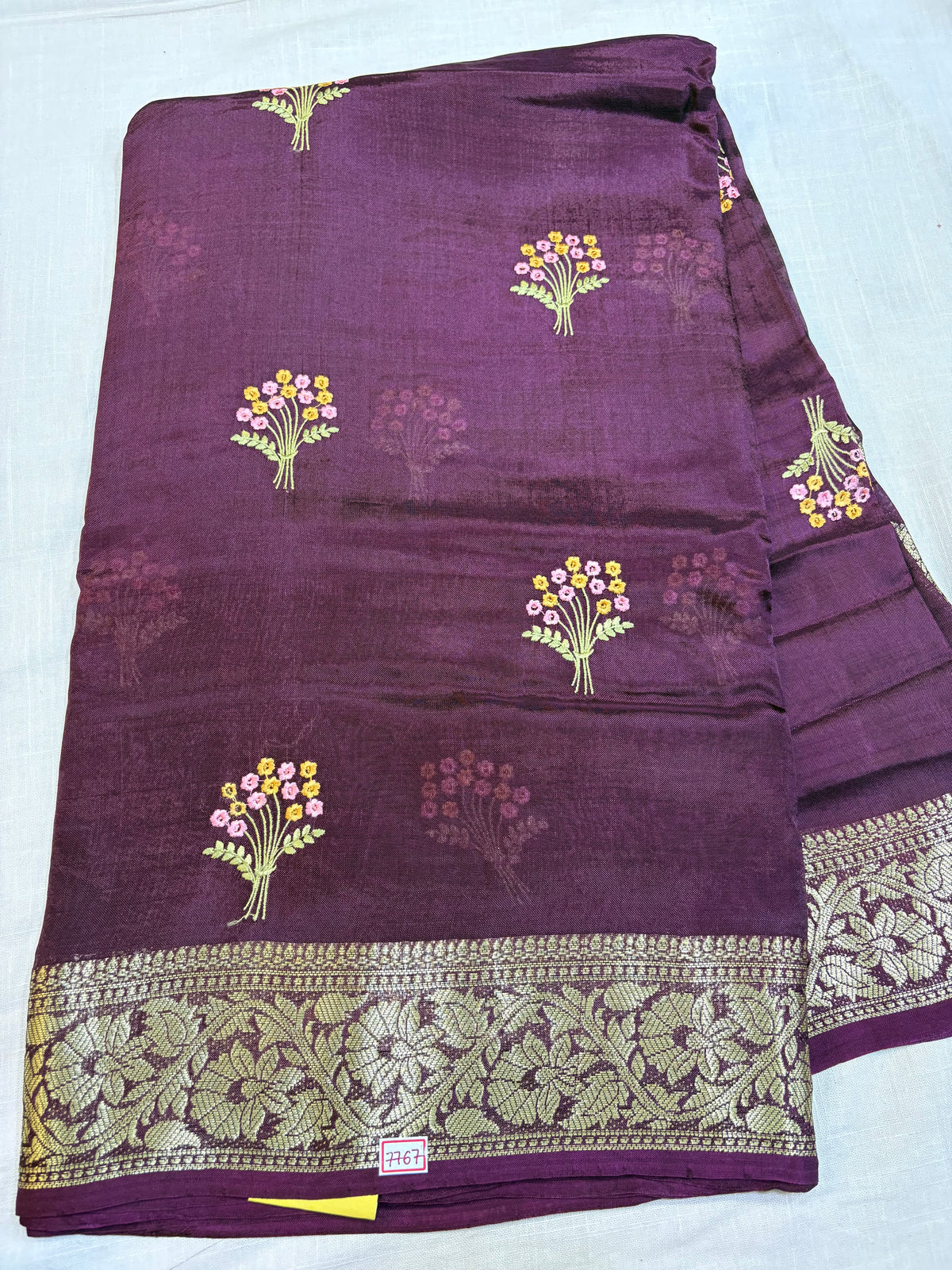 Dupian Silk Saree with Embroidery