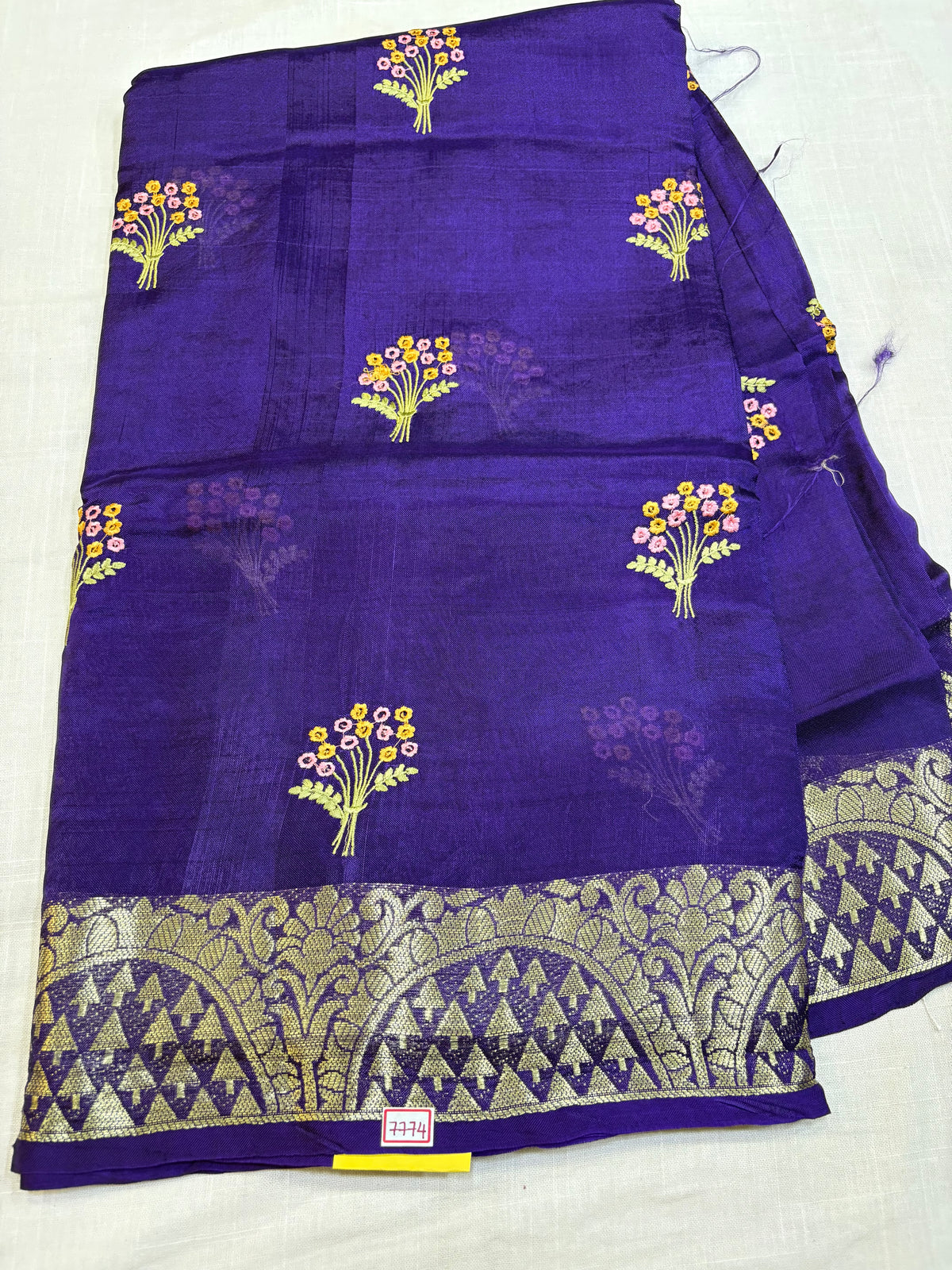Dupian Silk Saree with Embroidery