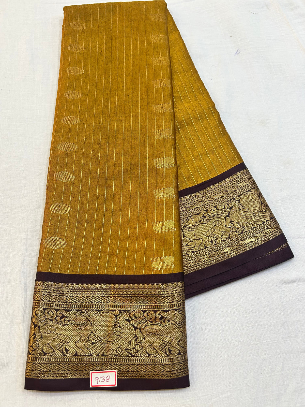 Semi Gadwal Sico Small border Saree