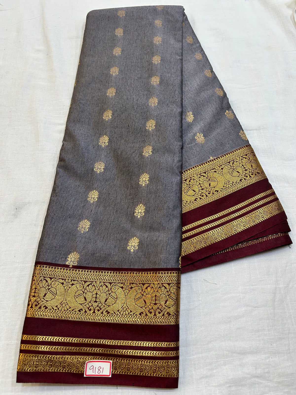 Semi Gadwal Sico Small border Saree