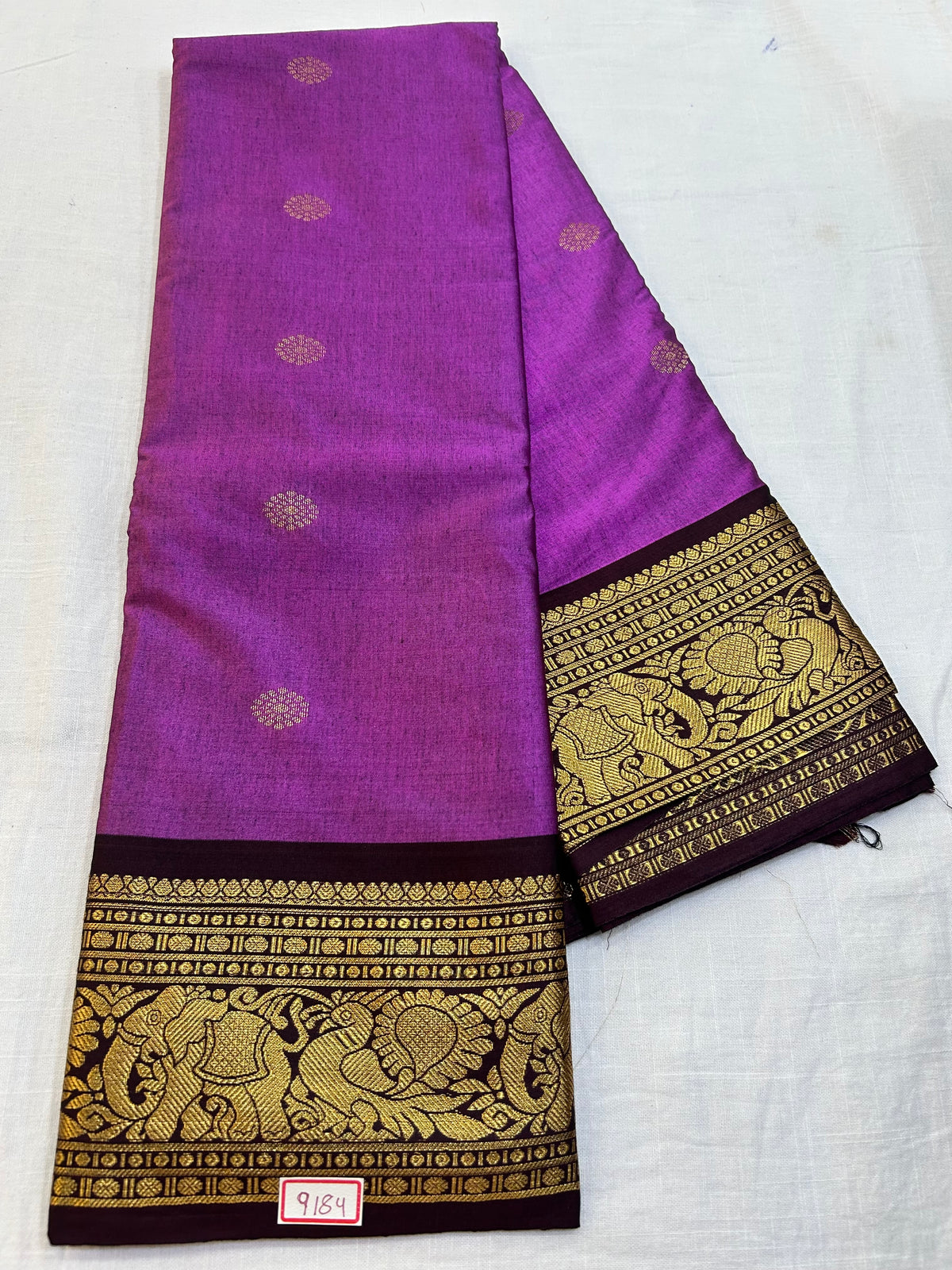 Semi Gadwal Sico Small border Saree