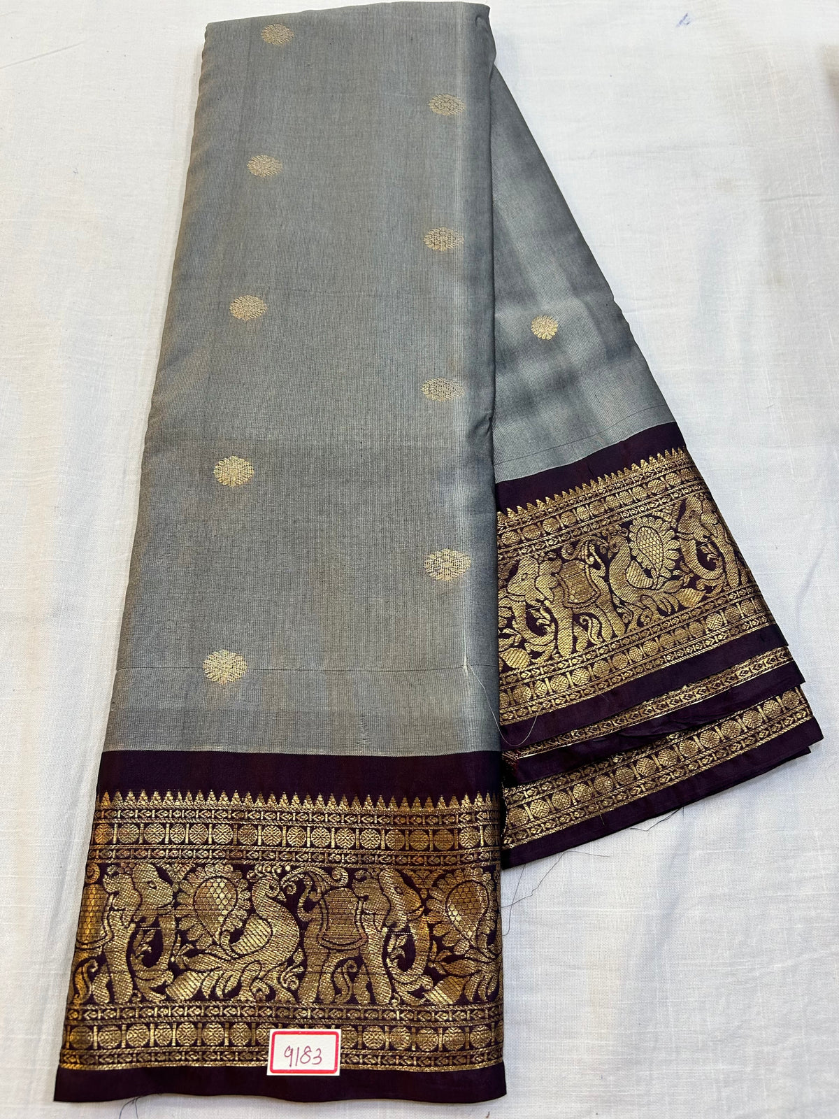 Semi Gadwal Sico Small border Saree