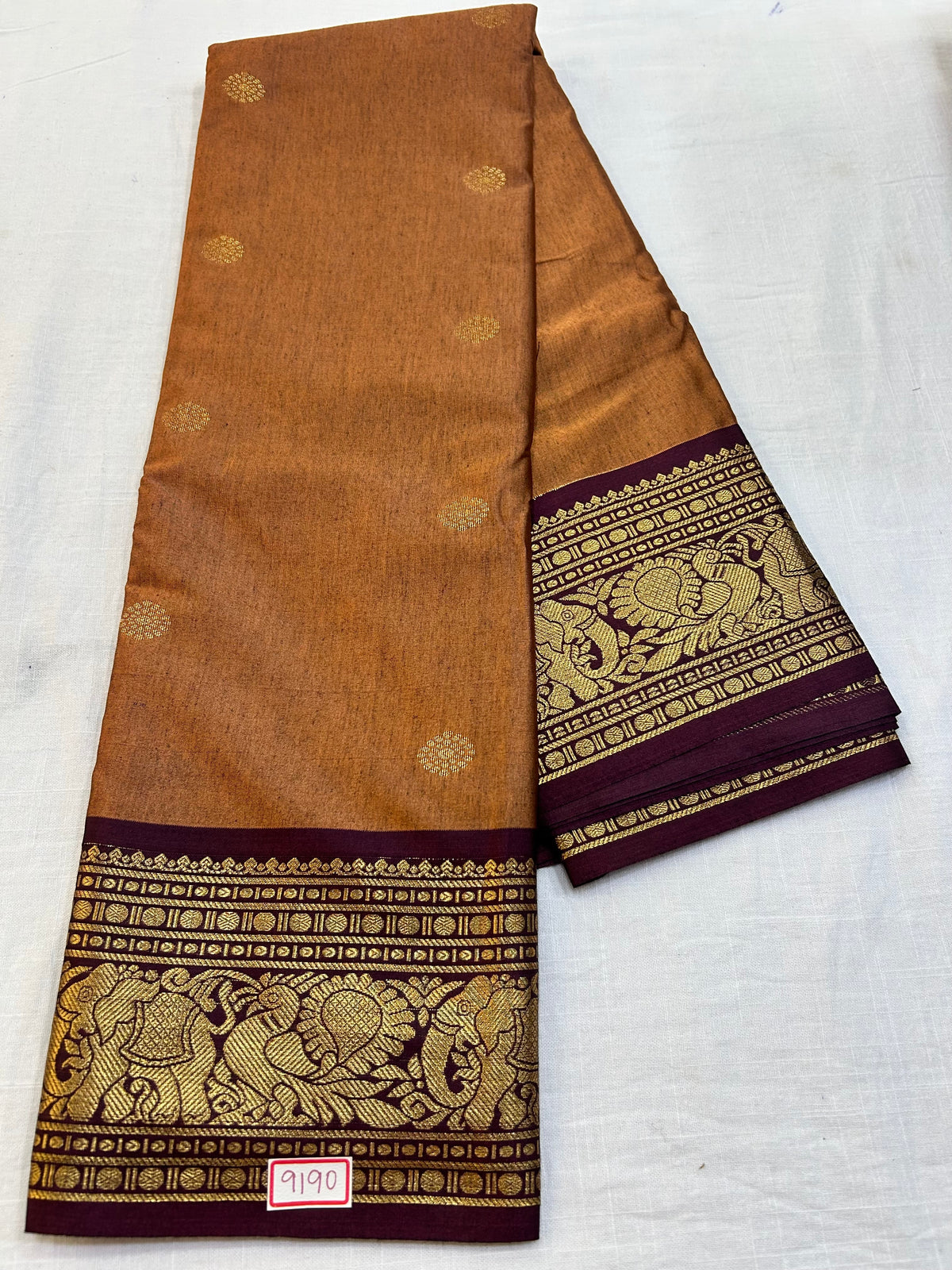 Semi Gadwal Sico Small border Saree