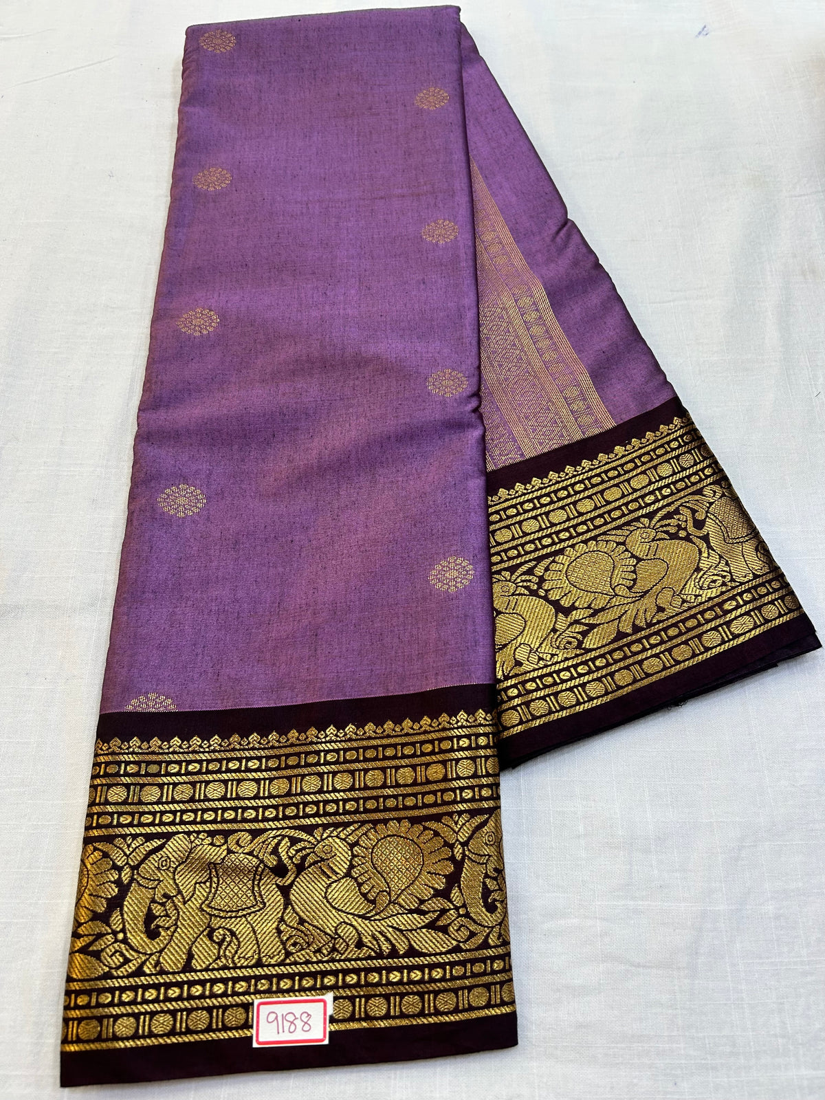 Semi Gadwal Sico Small border Saree