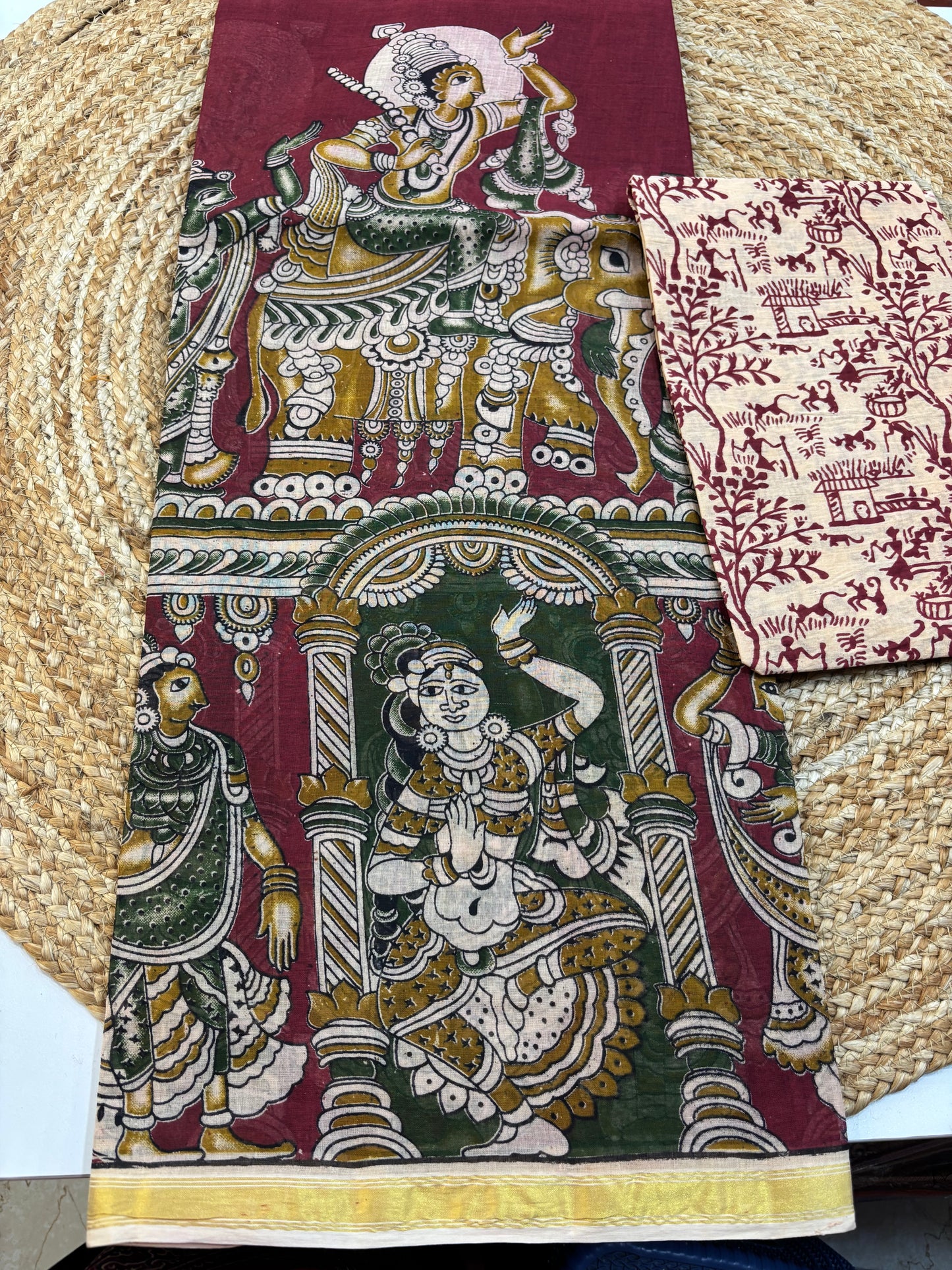 Kalamkari Cotton Saree
