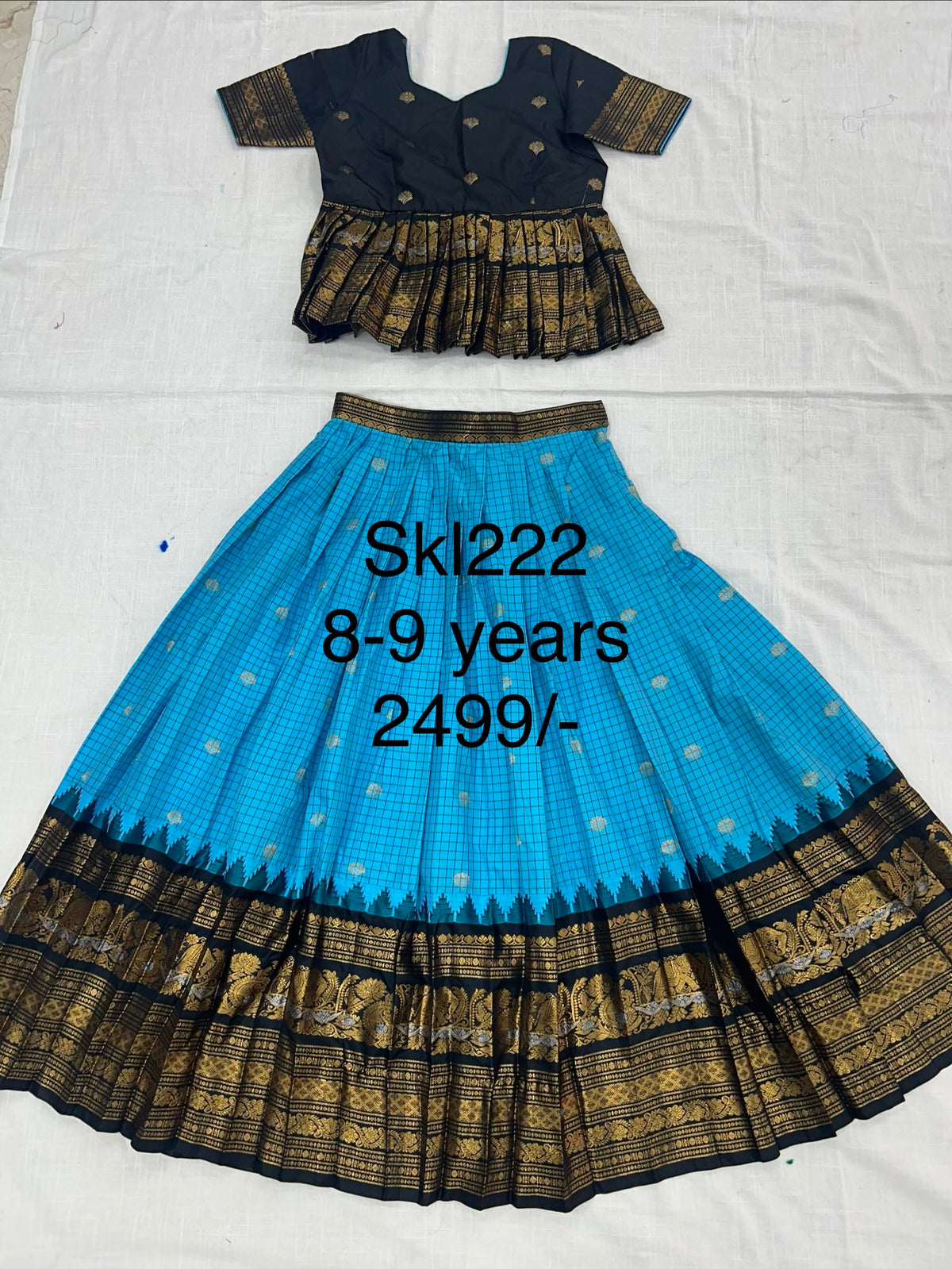 Kids Stitched Lehanga