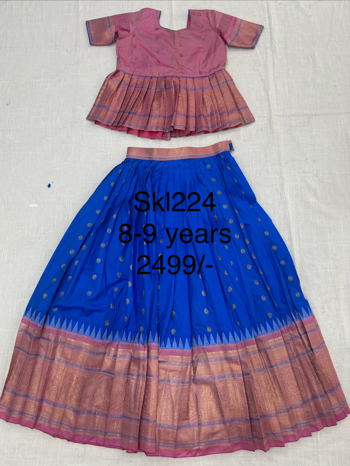 Kids Stitched Lehanga