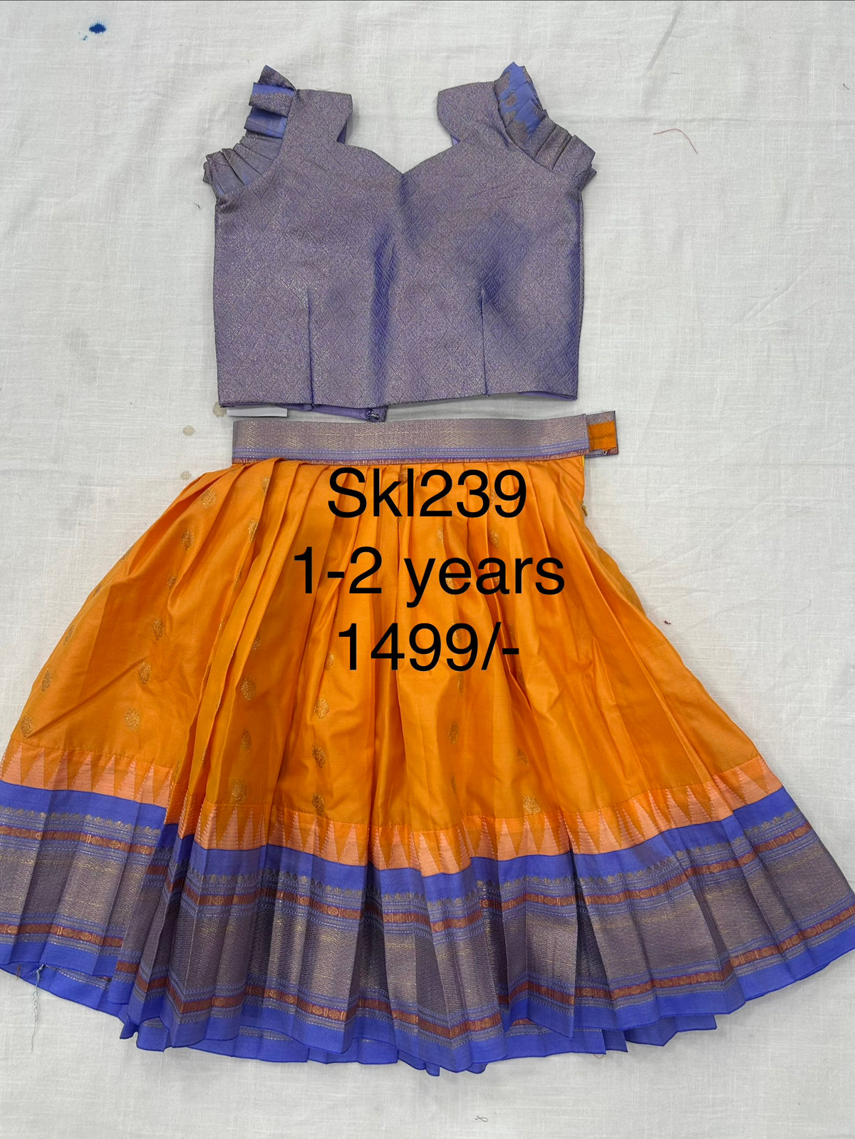 Kids Stitched Lehanga