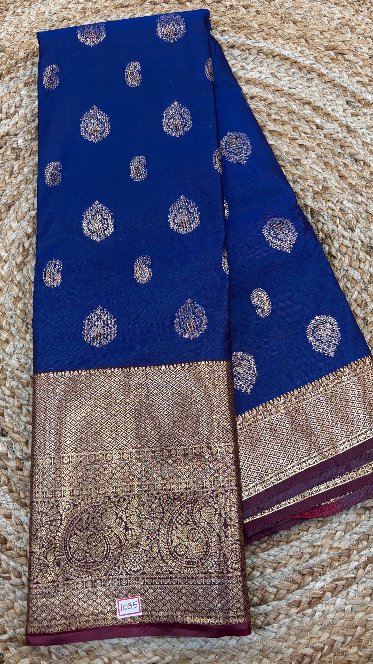 Semi Kanchi Butta Sarees