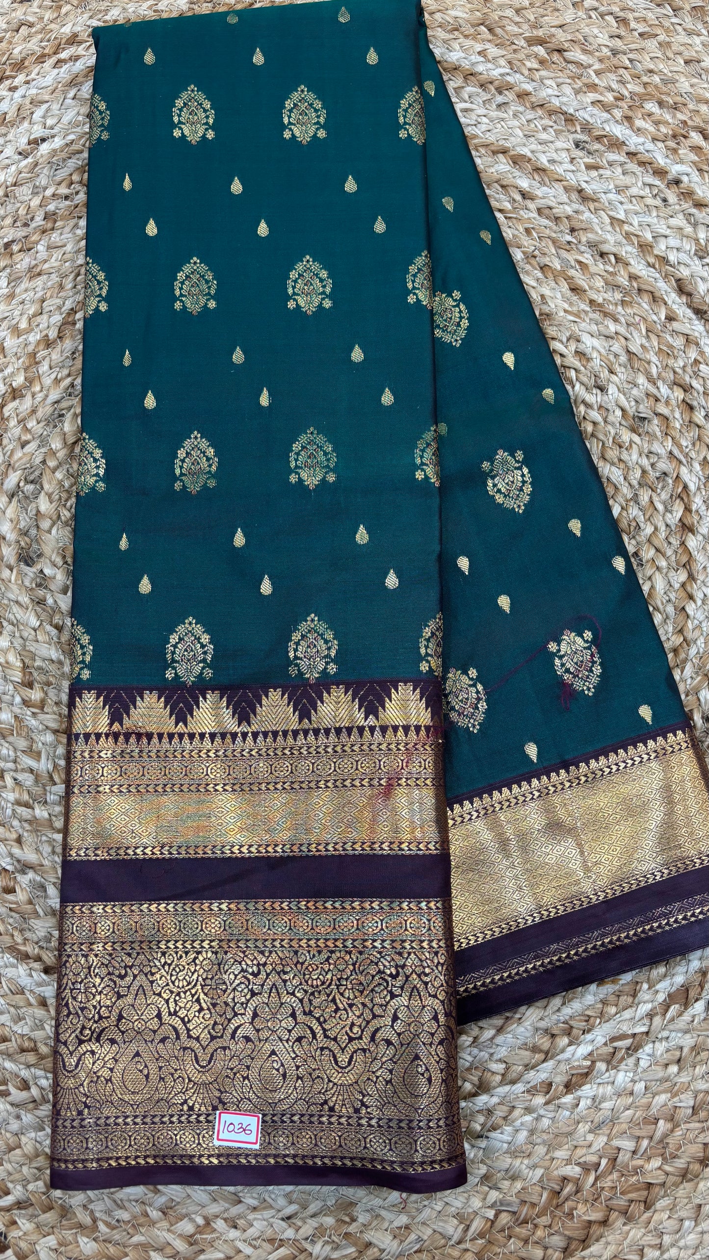 Semi Kanchi Butta Sarees