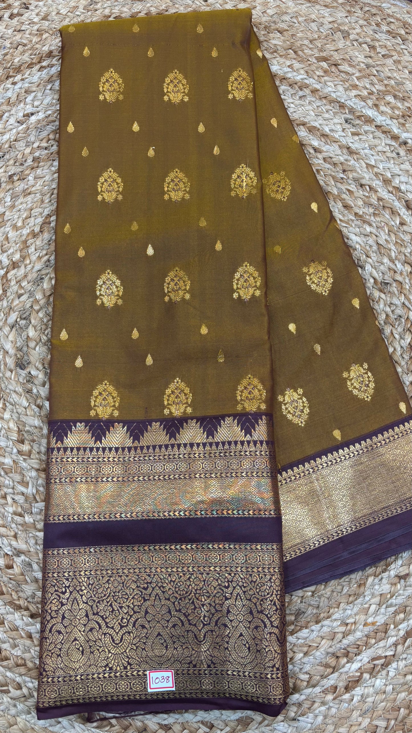 Semi Kanchi Butta Sarees