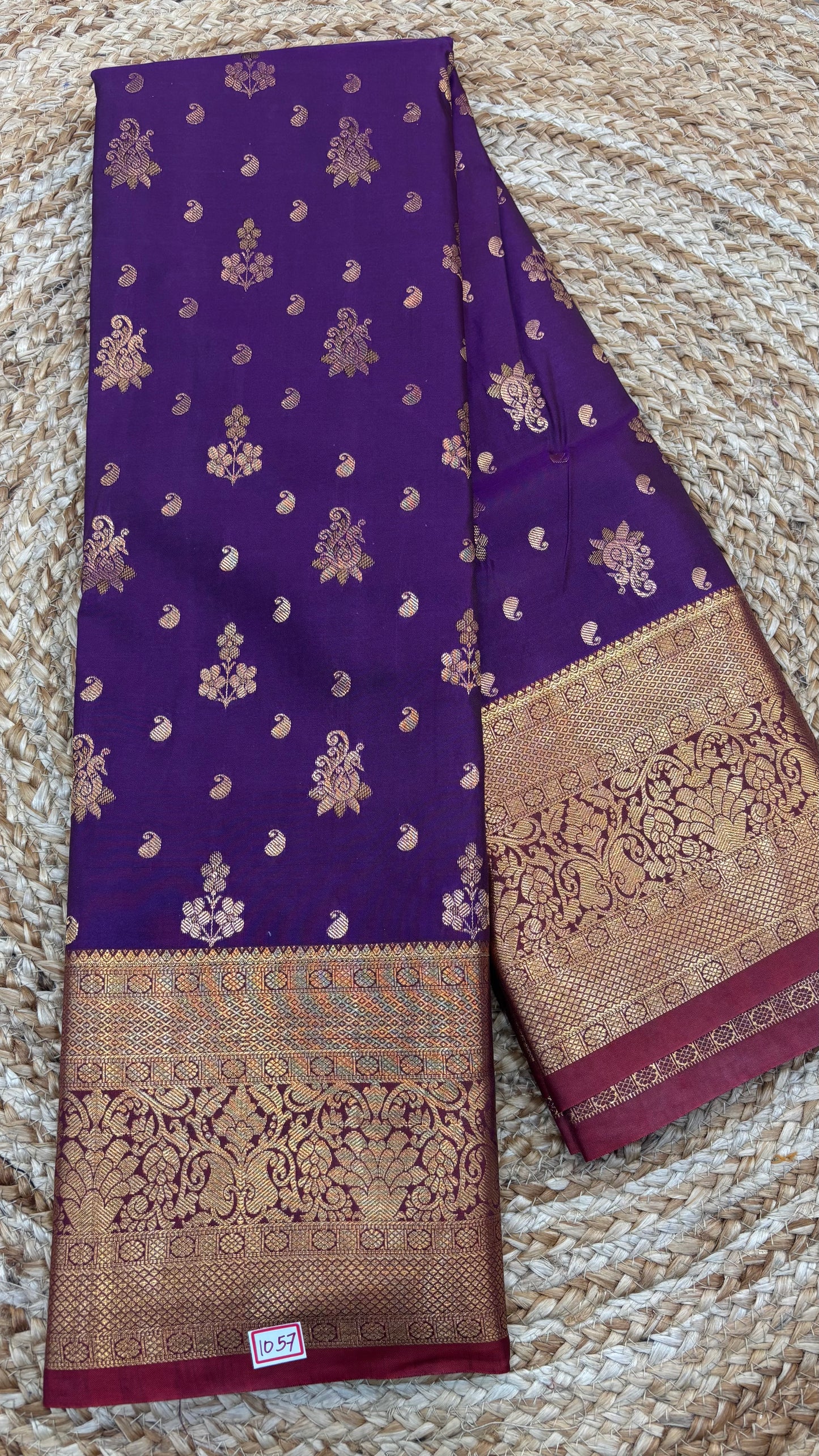 Semi Kanchi Butta Sarees