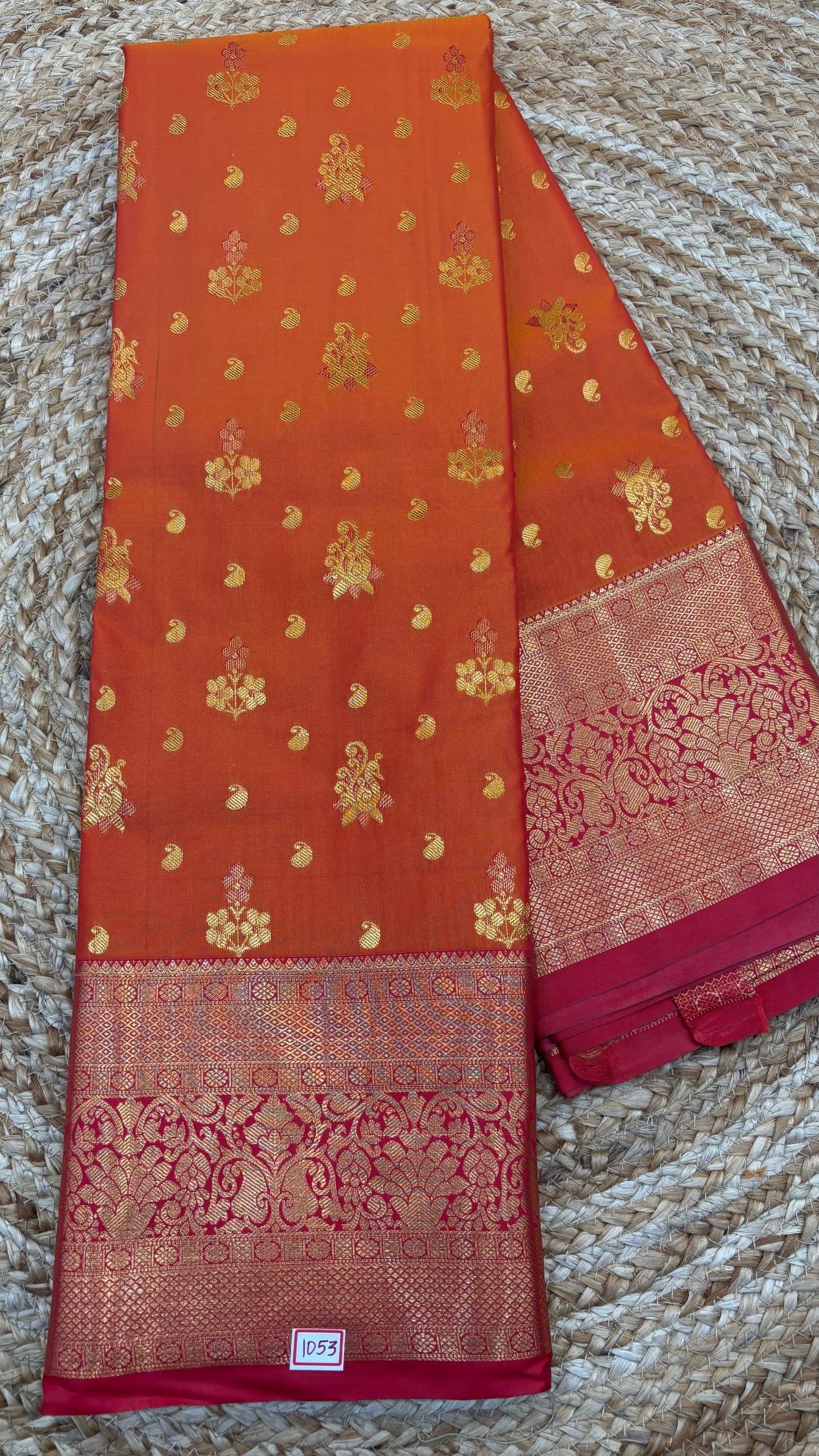 Semi Kanchi Butta Sarees