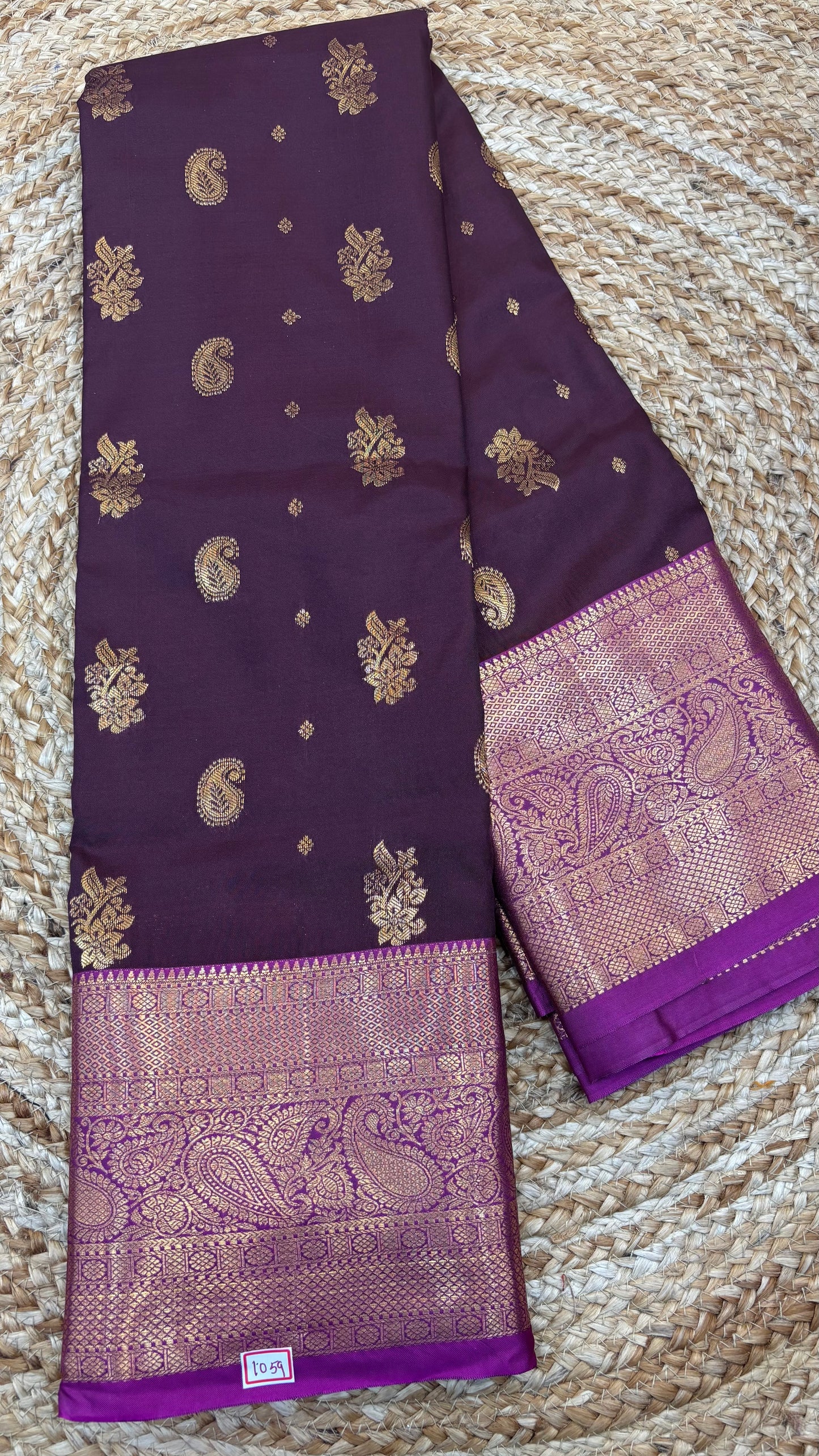 Semi Kanchi Butta Sarees