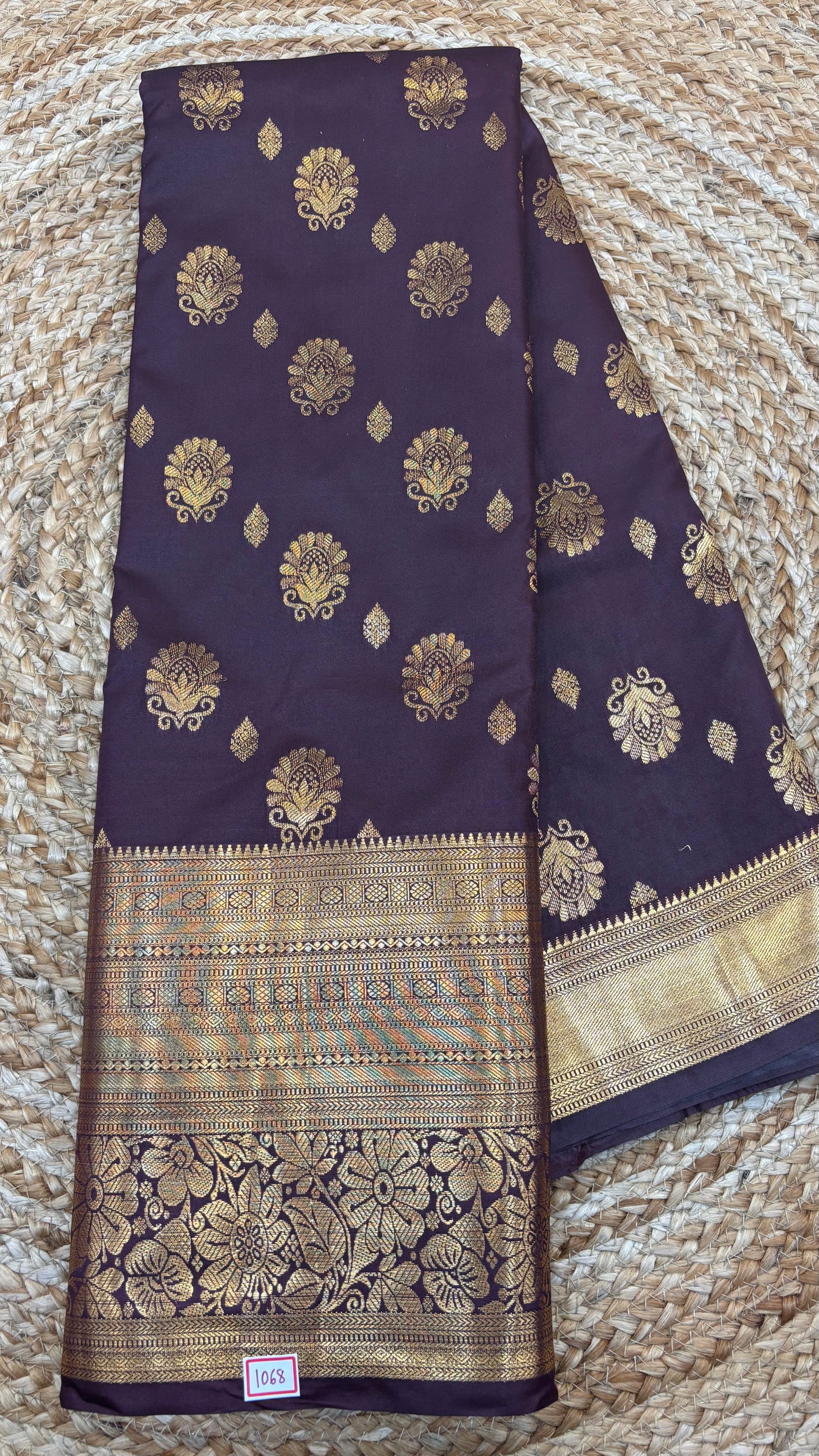 Semi Kanchi Butta Sarees