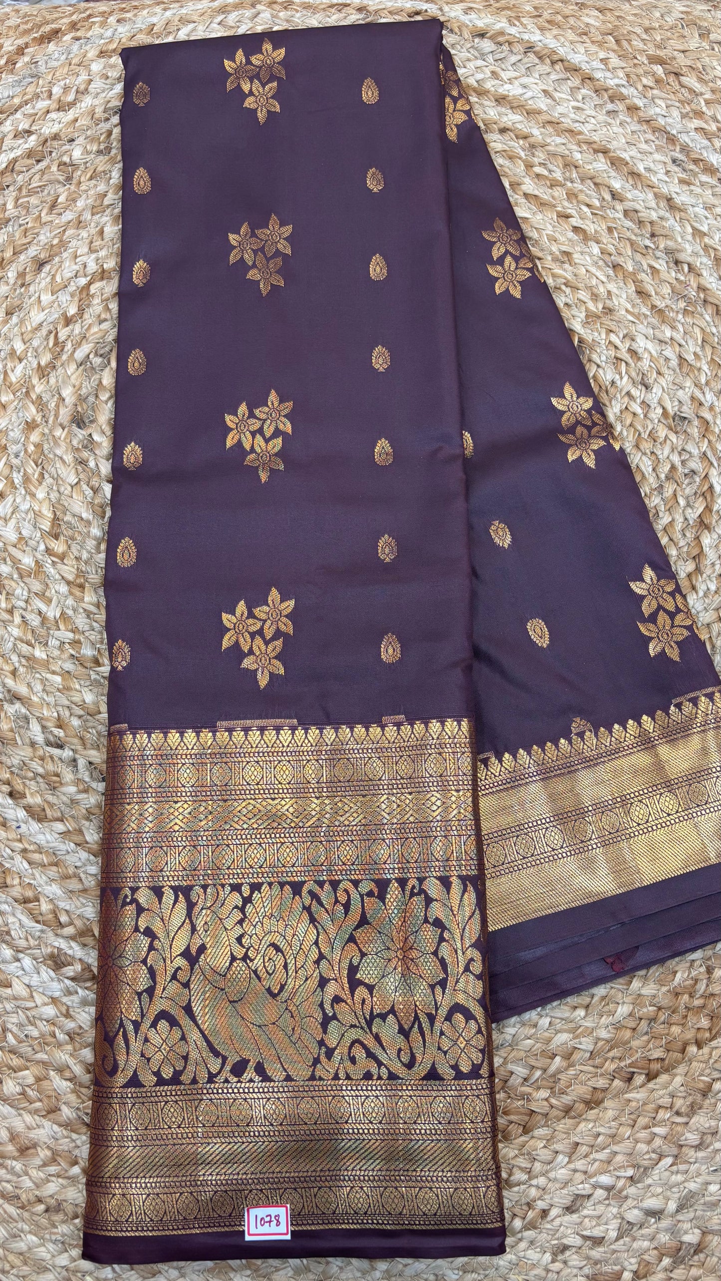 Semi Kanchi Butta Sarees