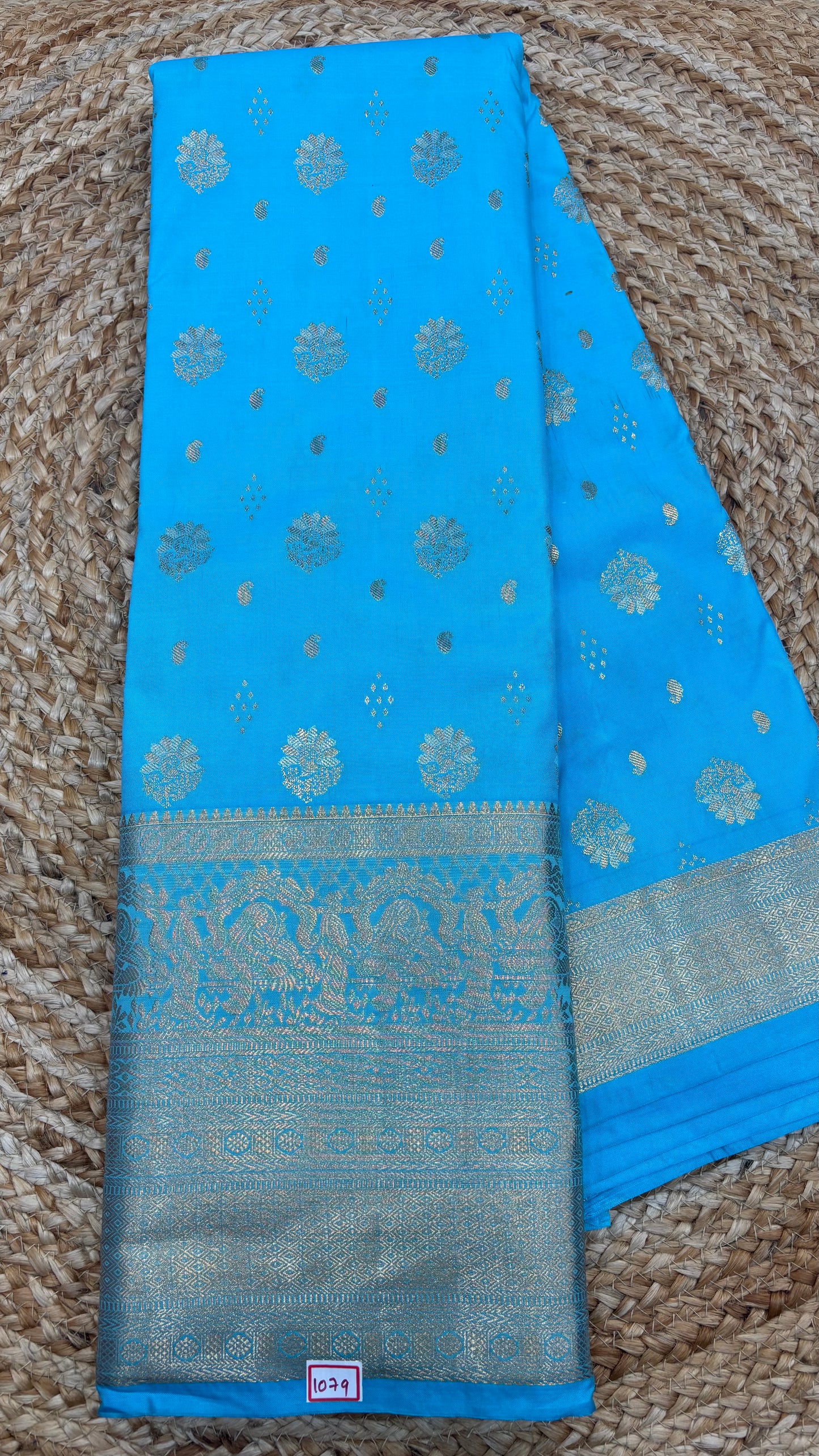Semi Kanchi Butta Sarees