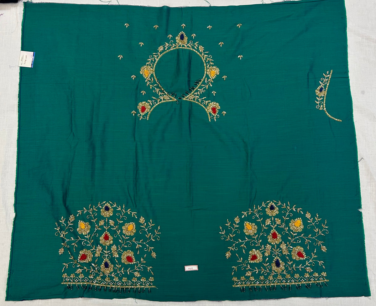 Raw Silk Maggam Work Blouse