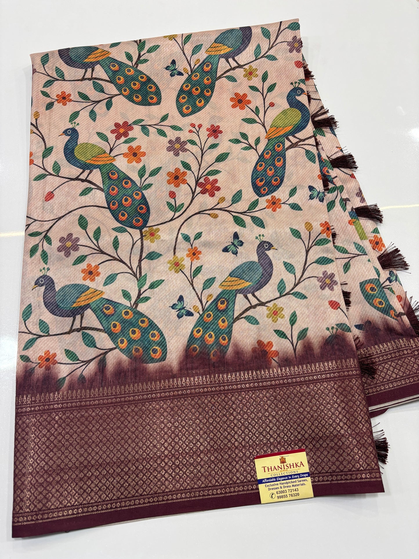 Fancy Soft silk Saree