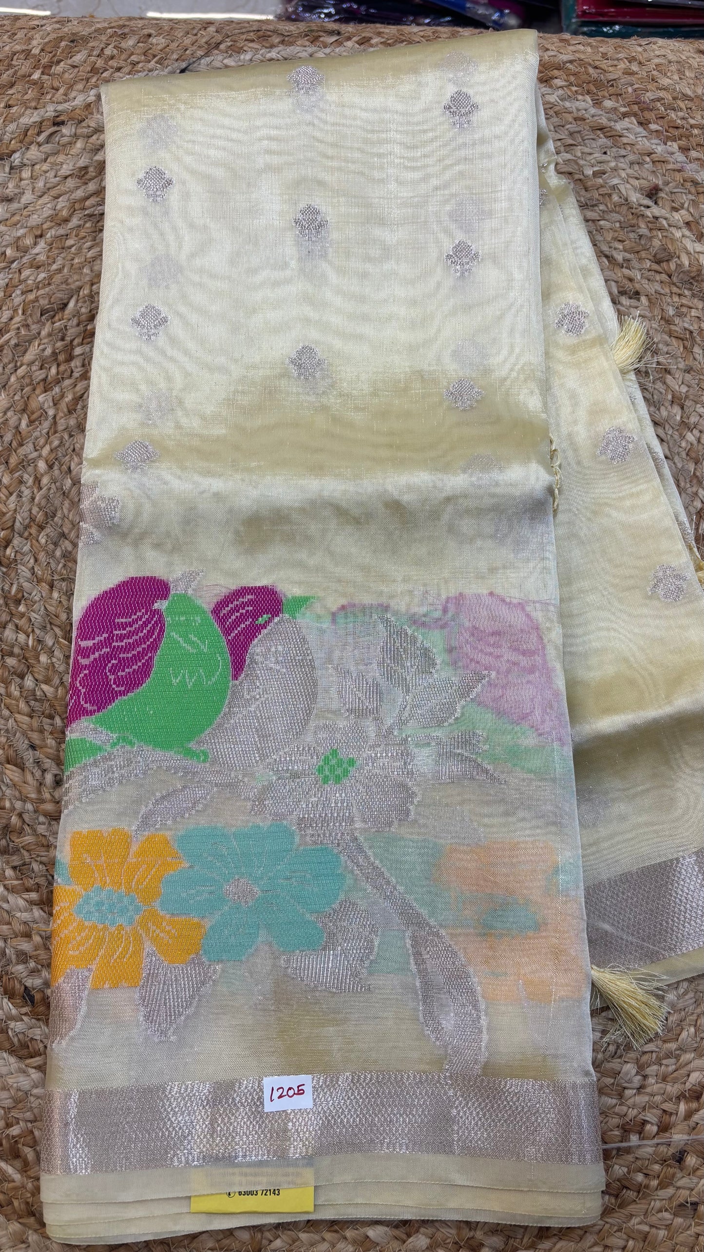 Paper Silk Jamdani sarees