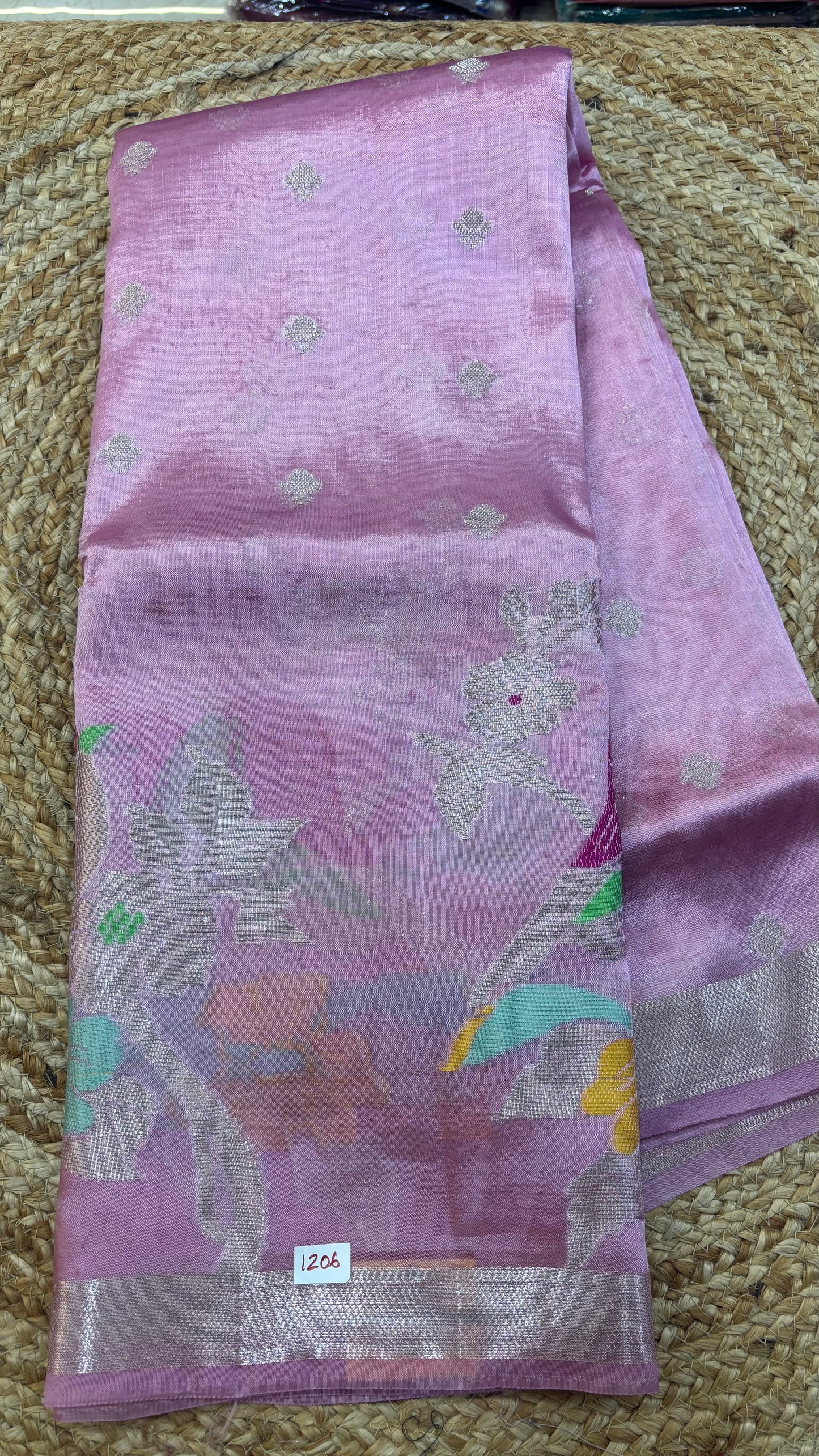 Paper Silk Jamdani sarees
