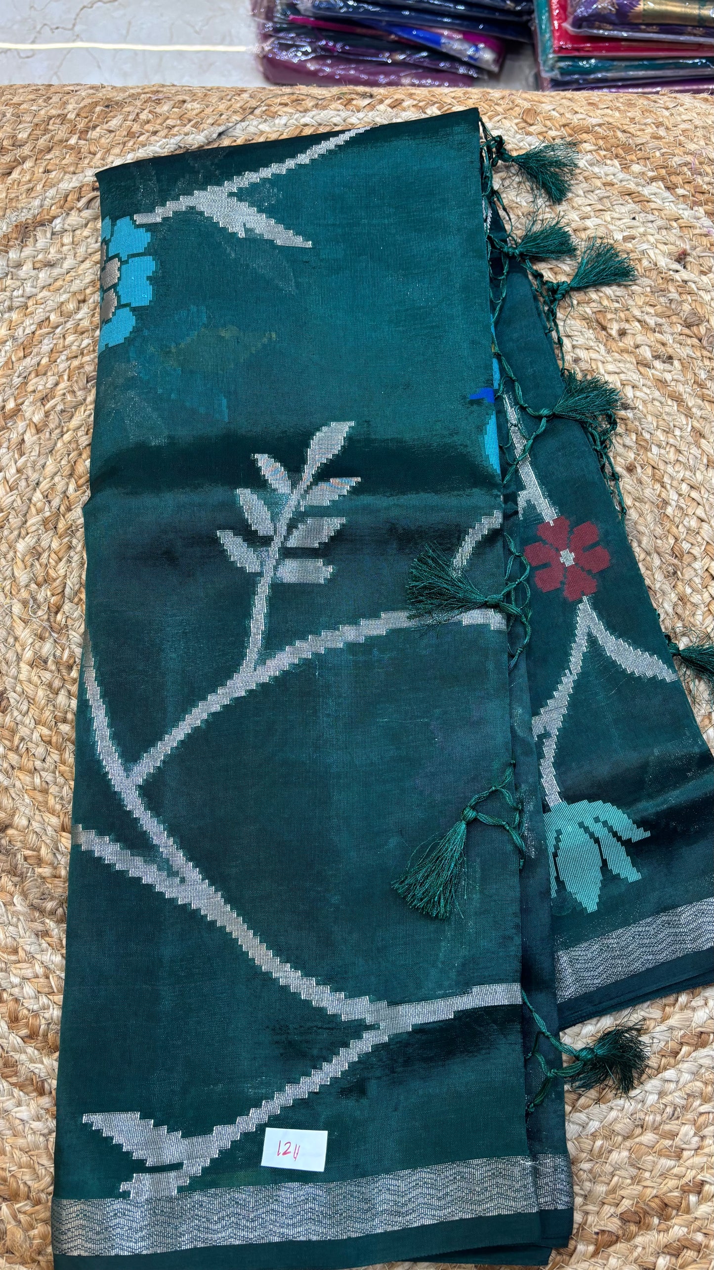 Paper Silk Jamdani sarees