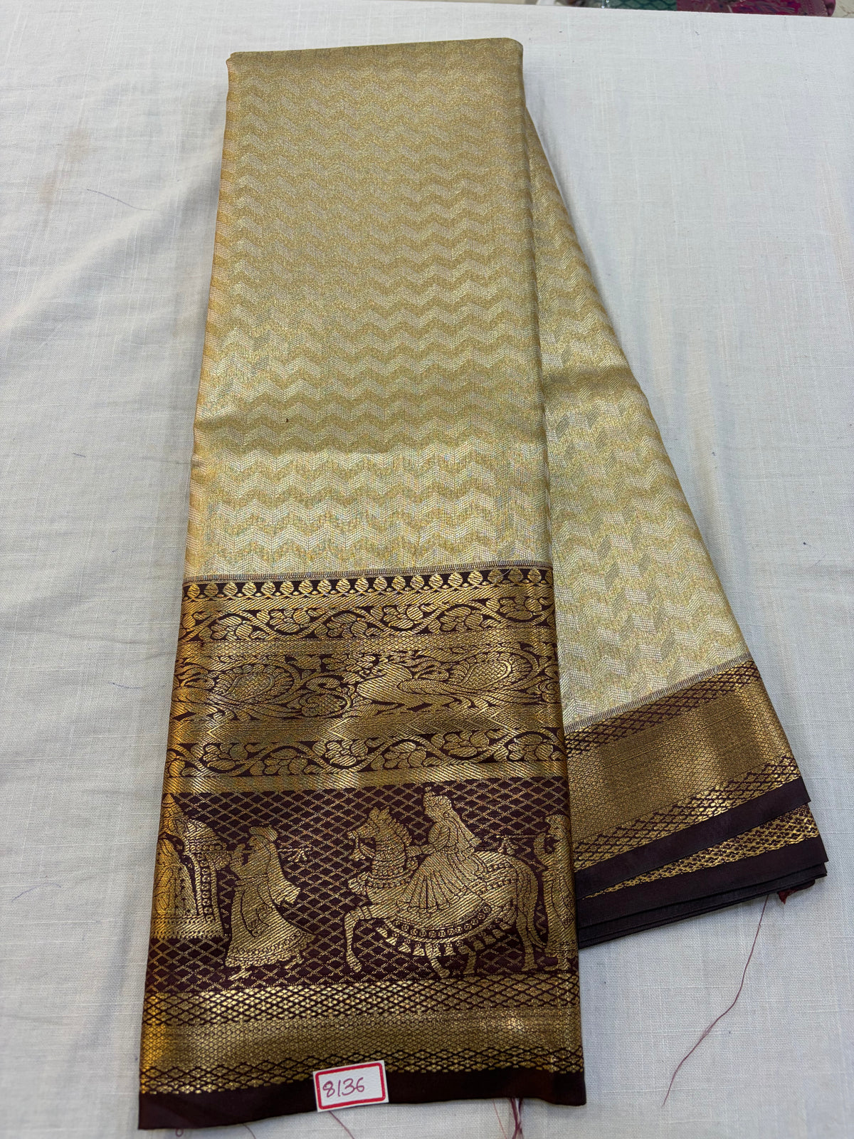 Bridal Tissue Semi Kanchi Pattu Saree